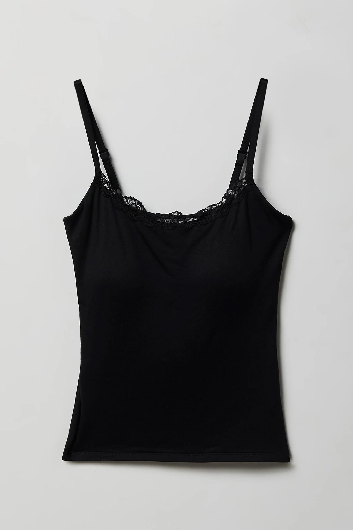 Luxe Heavy Contour Braless Lace Trim Tank - Image 9