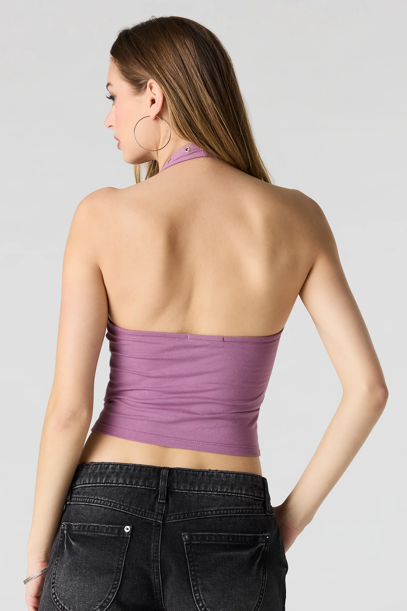 Soft Contour Grommet Halter Top - Image 14