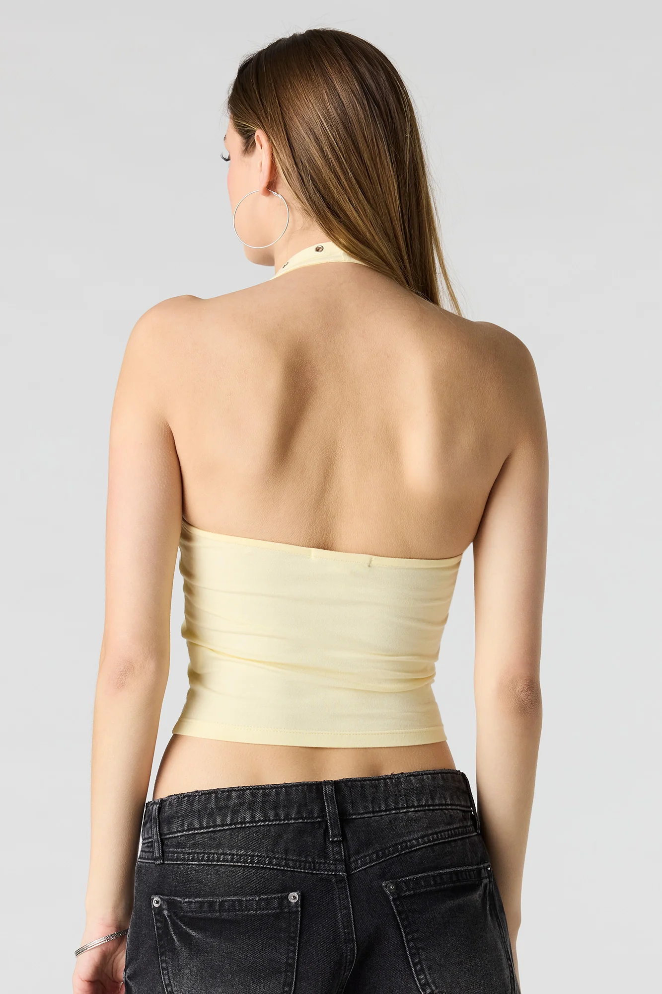 Soft Contour Grommet Halter Top - Image 17