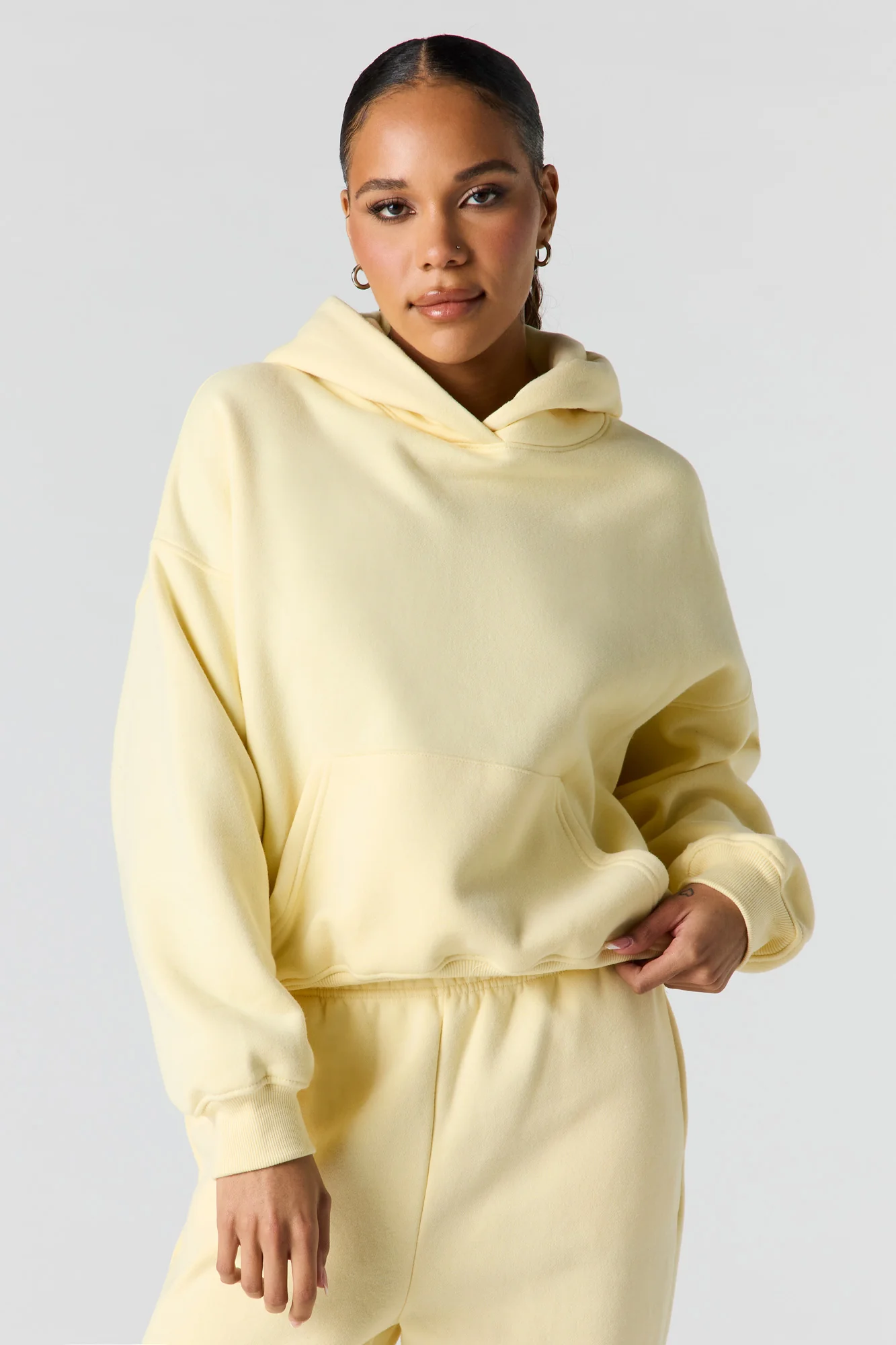 Luxe Fleece Boxy Hoodie - Image 10