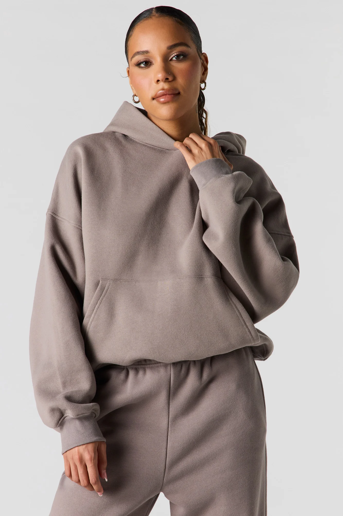 Luxe Fleece Boxy Hoodie - Image 13