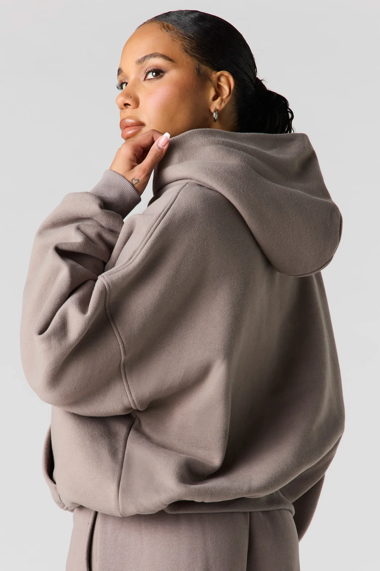 Luxe Fleece Boxy Hoodie - Image 14