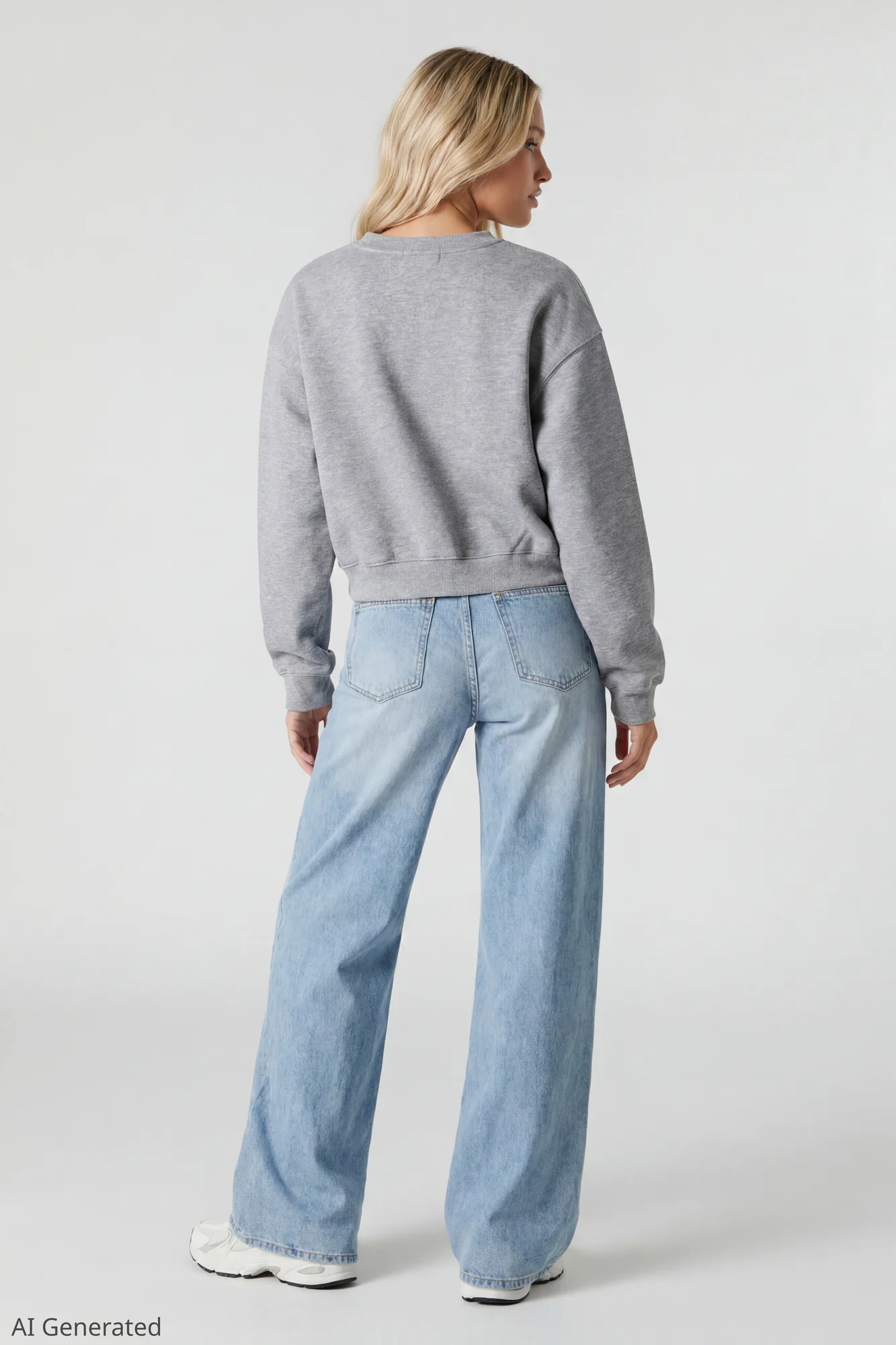 Fleece Boxy Sweatshirt - Image 3
