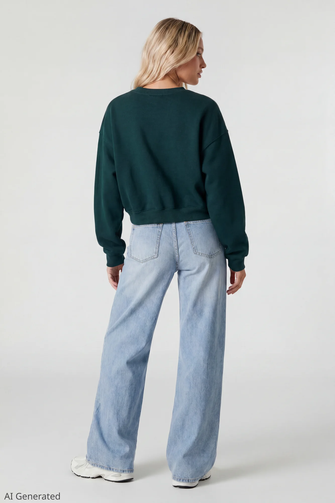 Fleece Boxy Sweatshirt - Image 8