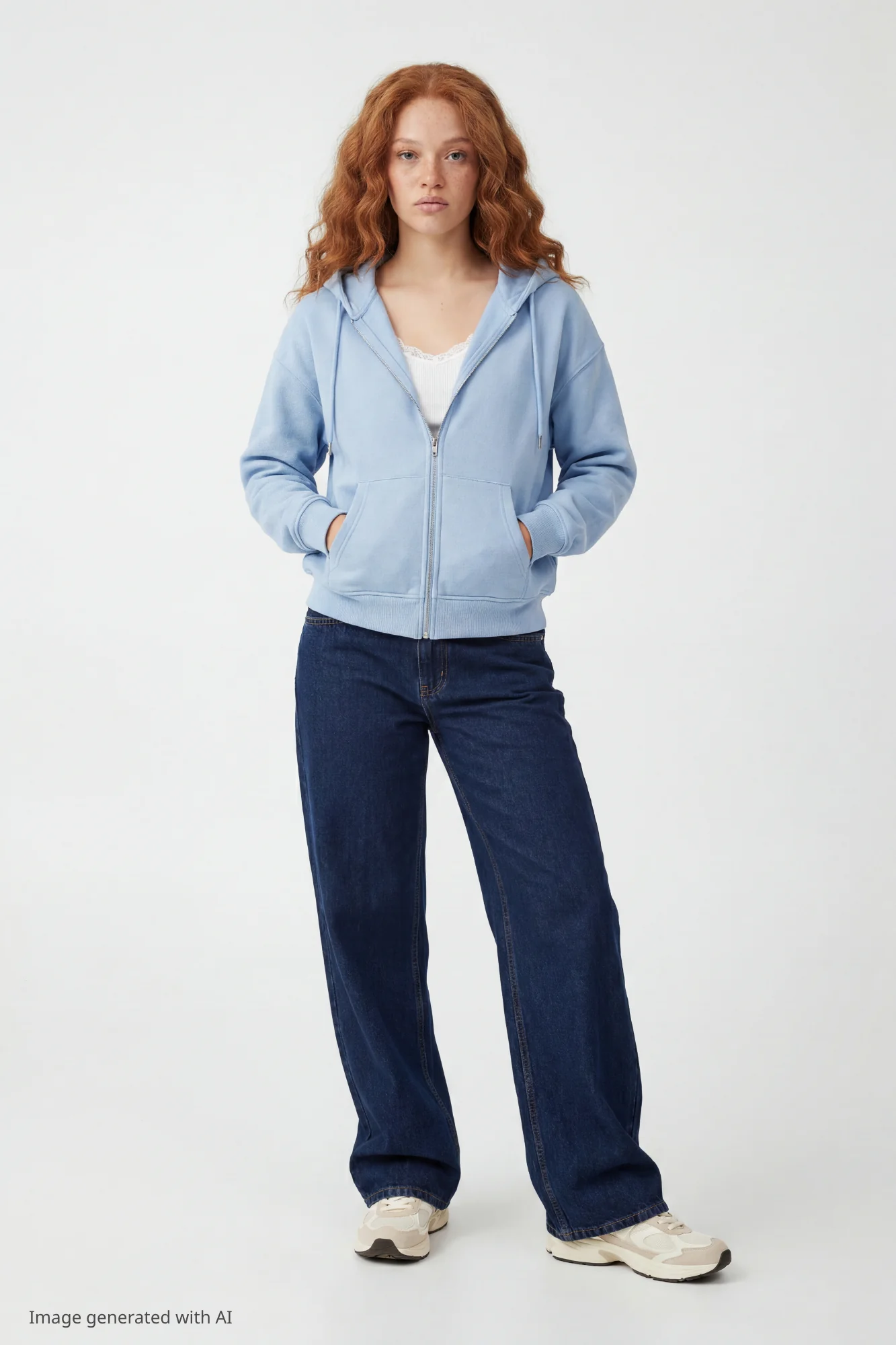 Fleece Boxy Zip Hoodie - Image 23
