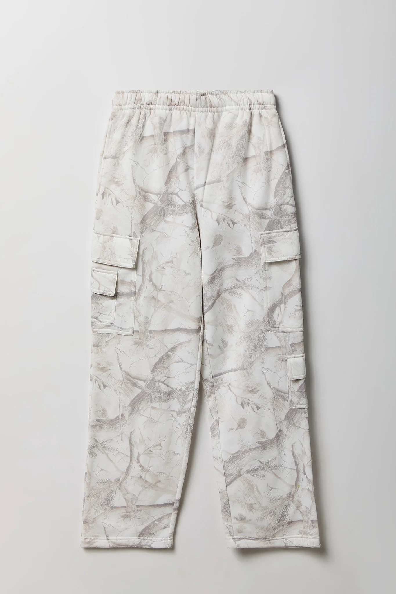 Fleece Low Rise Wide Leg Cargo Sweatpant - Image 4
