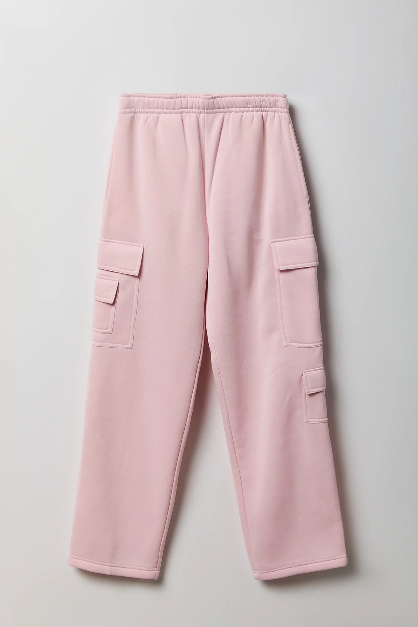 Fleece Low Rise Wide Leg Cargo Sweatpant - Image 4