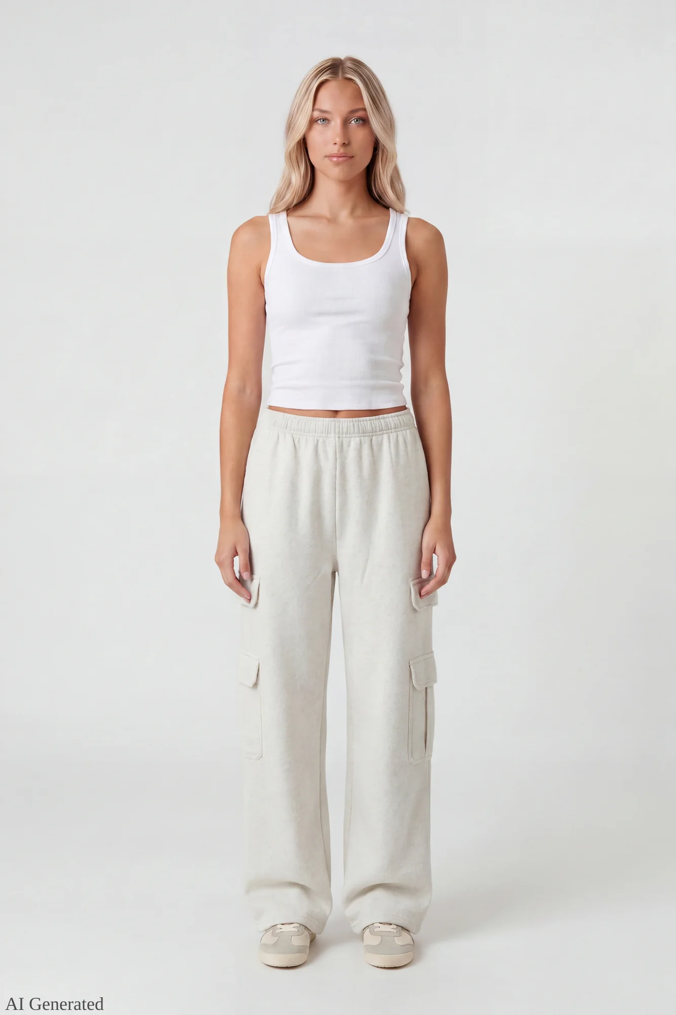 Fleece Ultra-Wide Cargo Sweatpant - Image 21