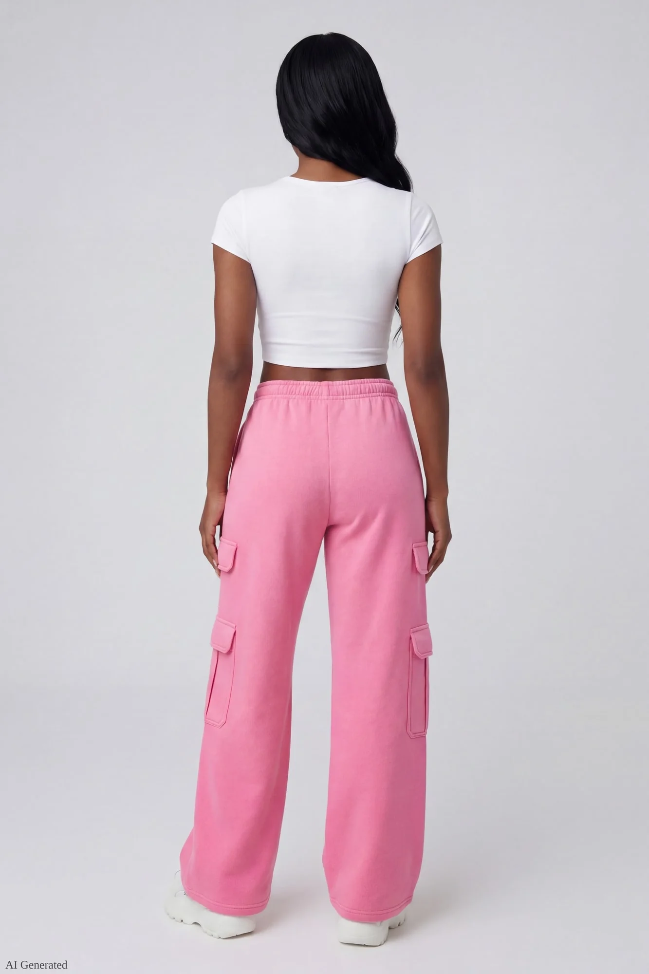 Fleece Ultra Wide Cargo Sweatpant - Image 27