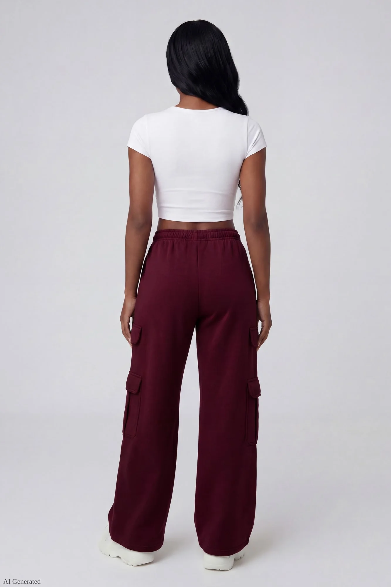Fleece Ultra Wide Cargo Sweatpant - Image 32