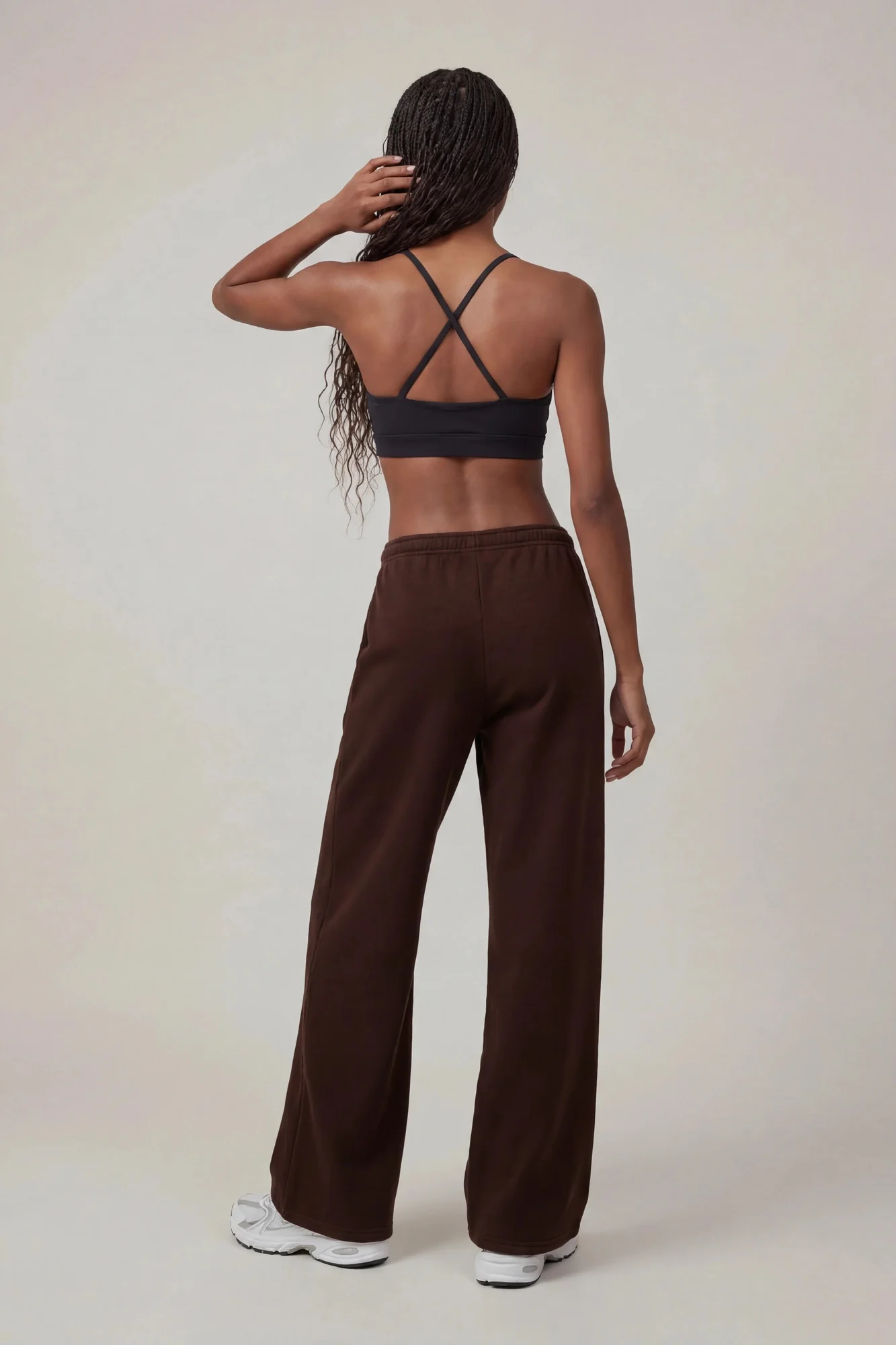 Fleece Low Rise Wide Leg Sweatpant - Image 2
