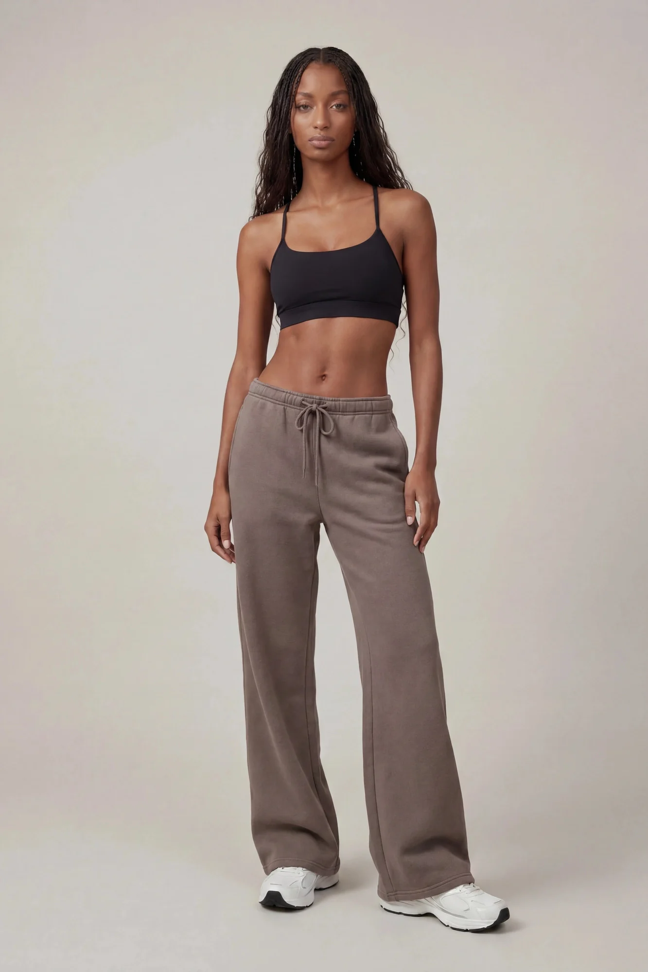 Fleece Low Rise Wide Leg Sweatpant - Image 21