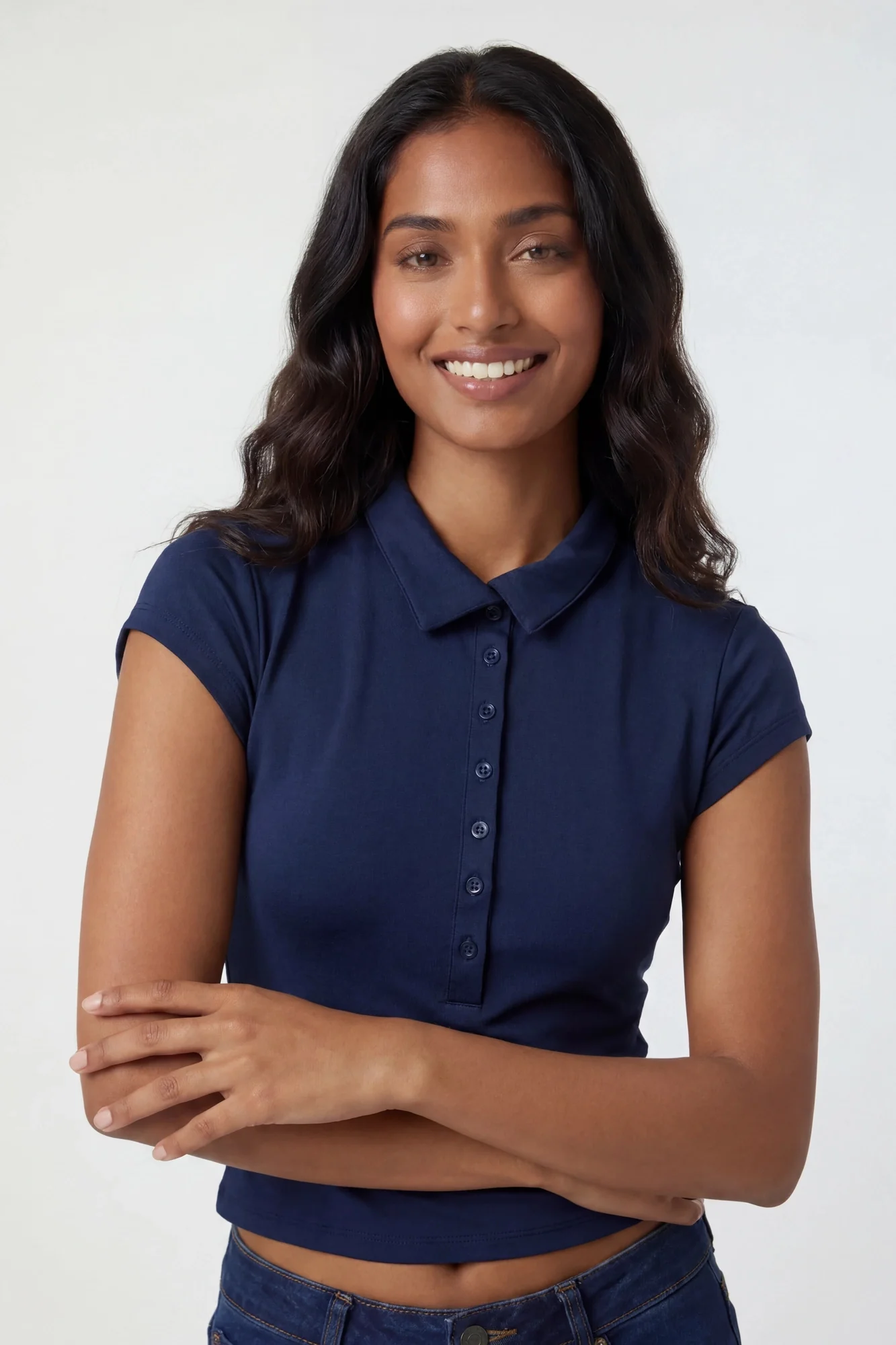 Contour Button-Up Polo - Image 16