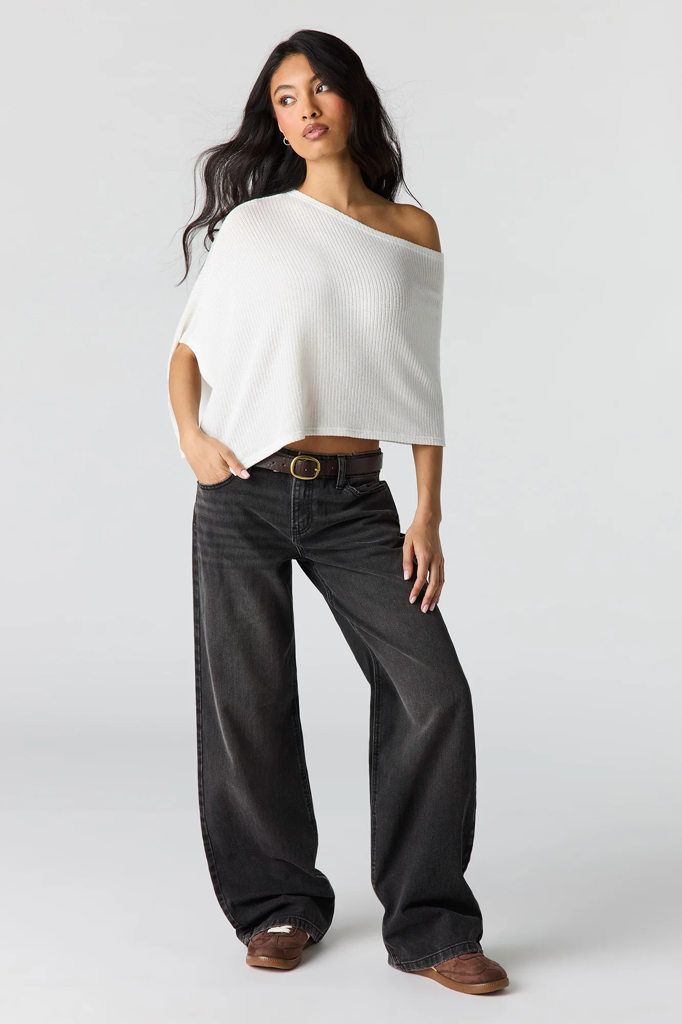 Ribbed Poncho - Image 13