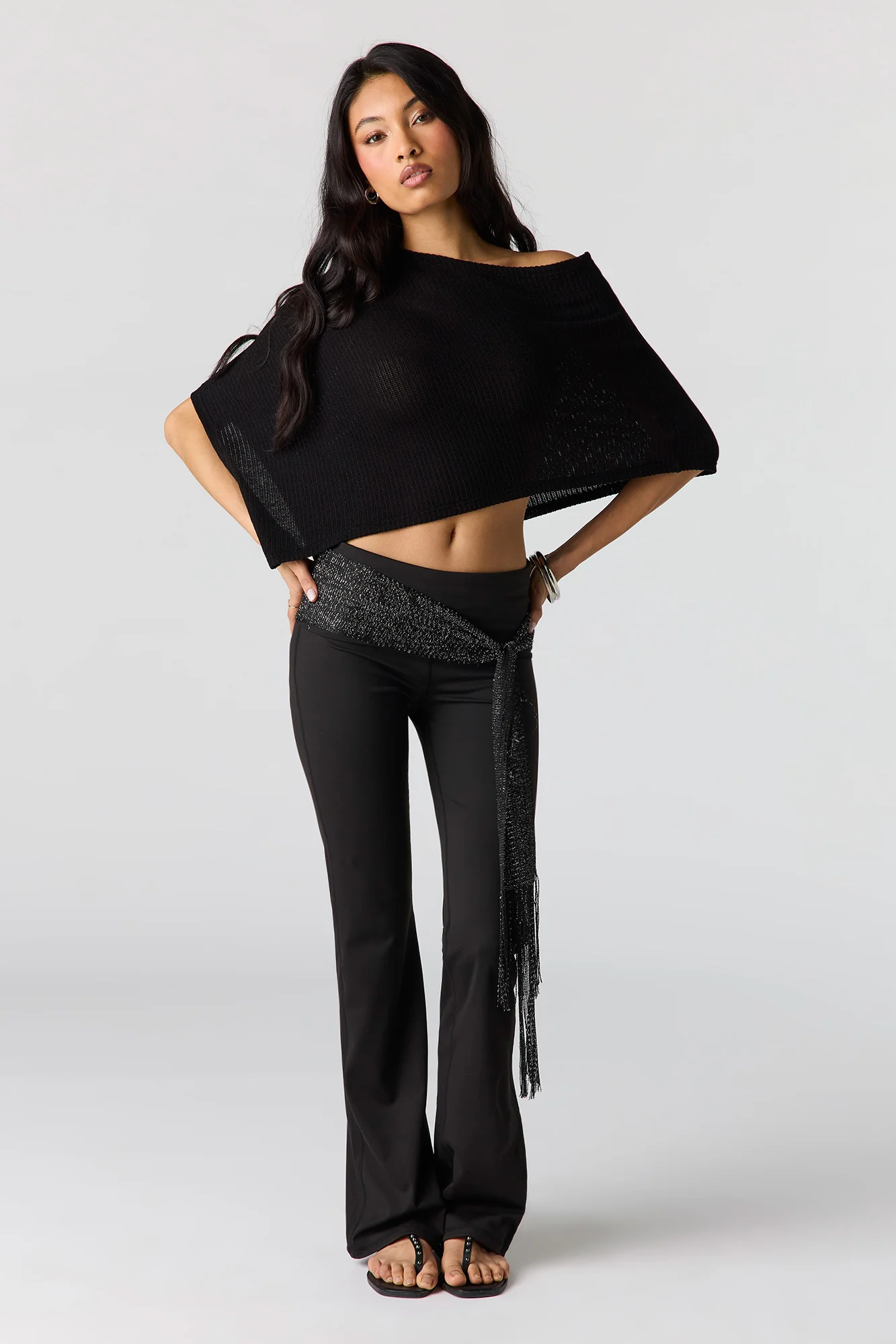 Ribbed Poncho - Image 7
