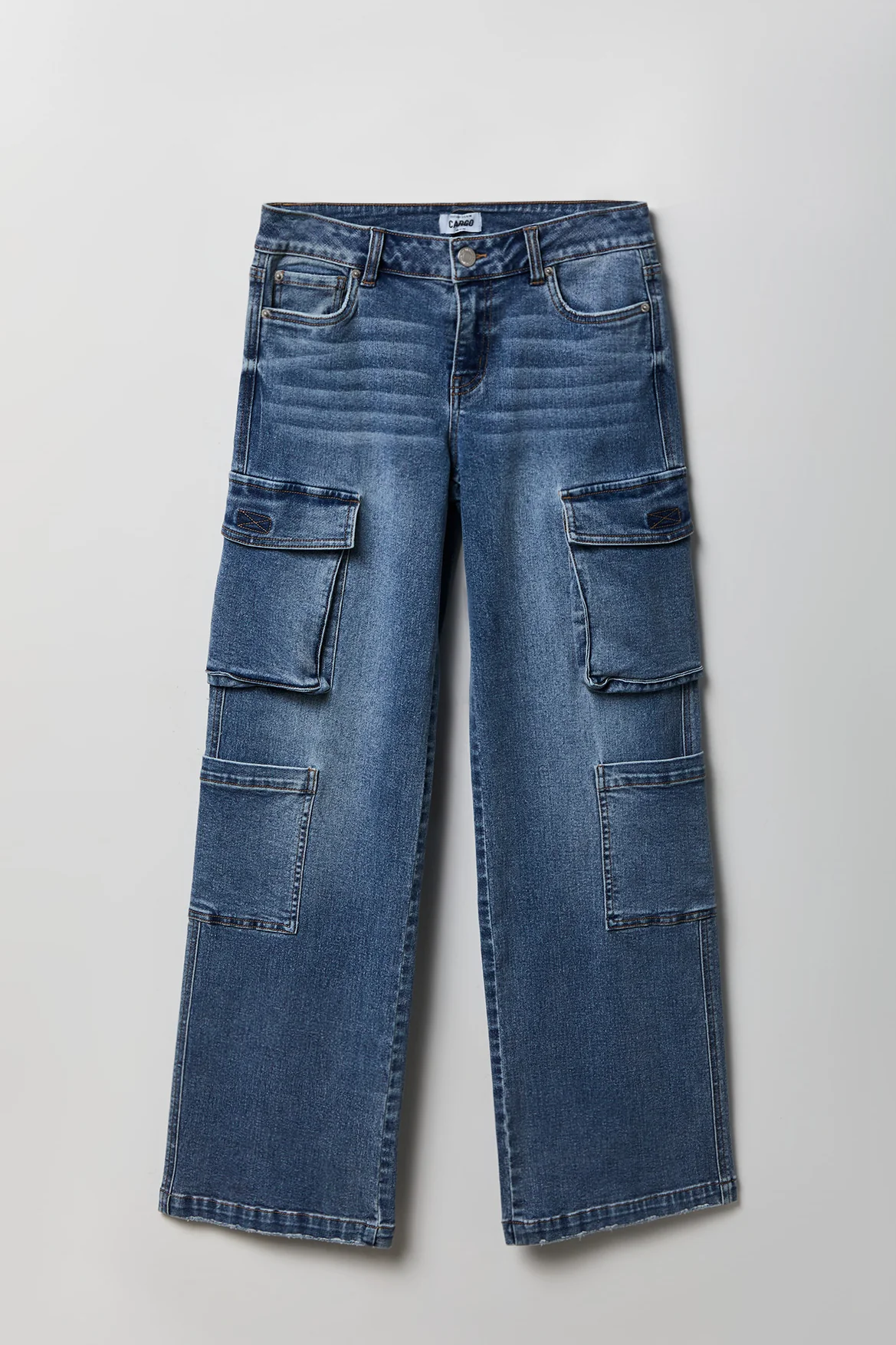 Stretch Low Rise Cargo Jean - Image 9
