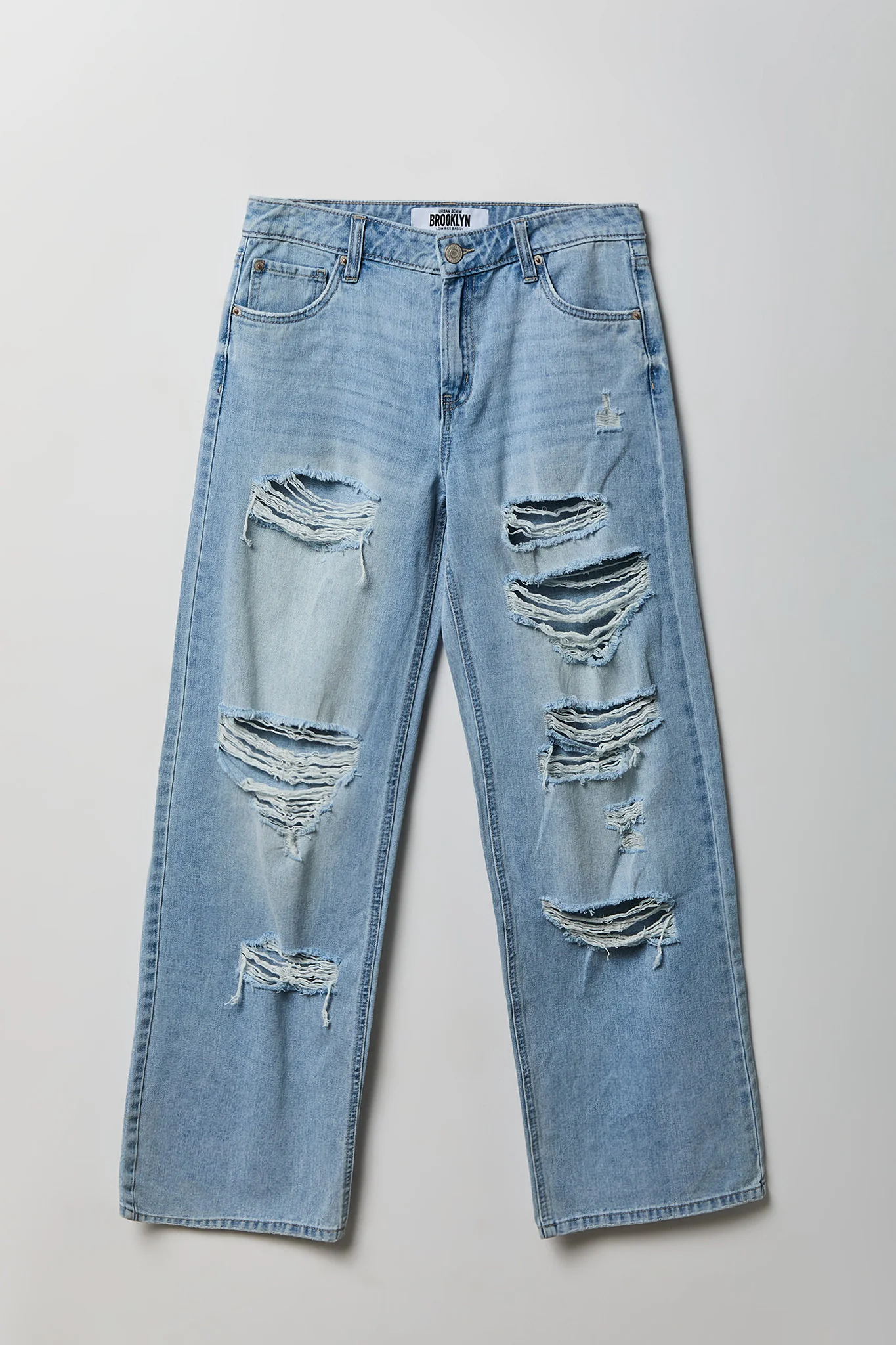Brooklyn Ripped Low Rise Baggy Jean - Image 4