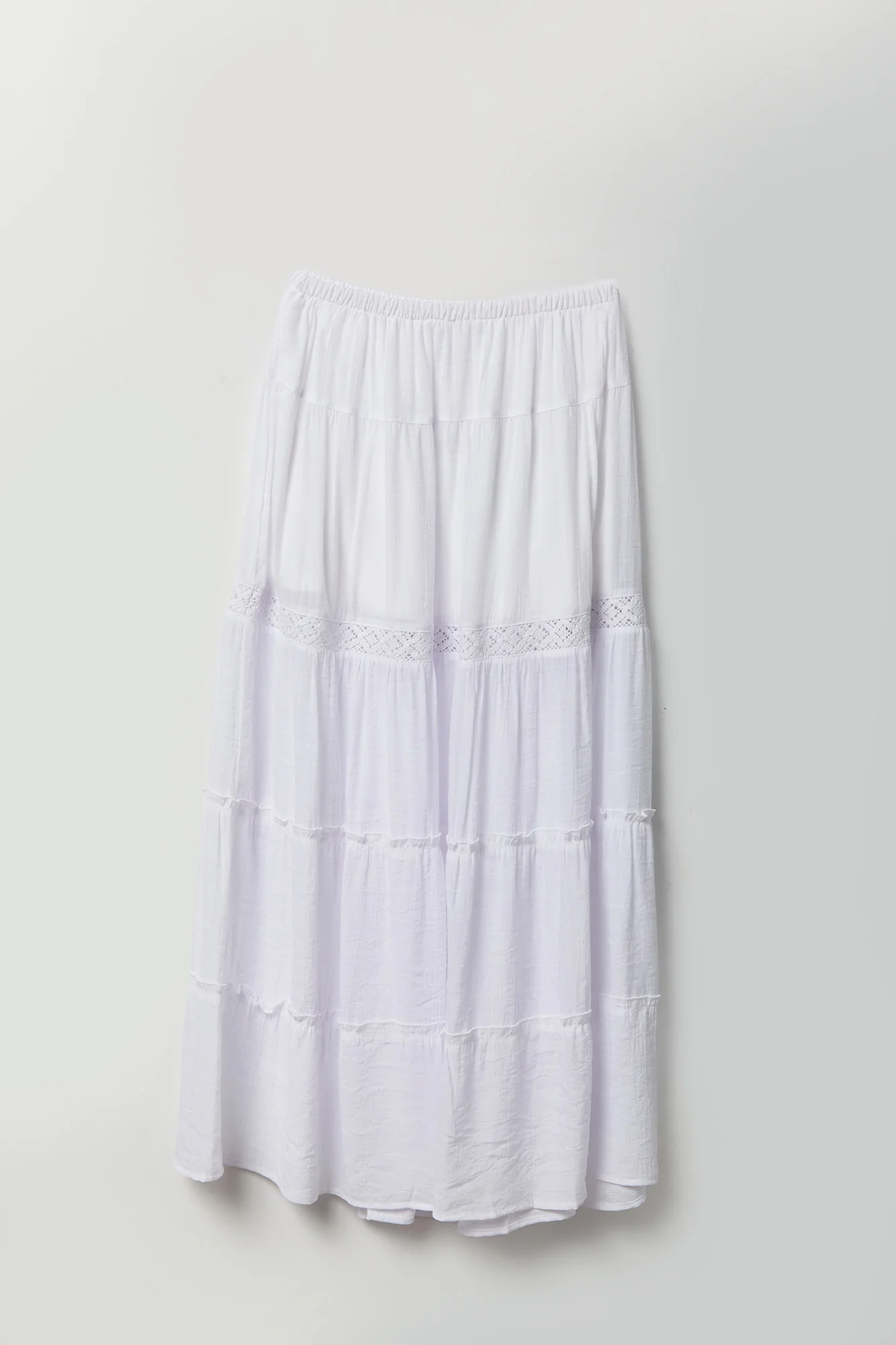 Crochet Trim Maxi Skirt - Image 14
