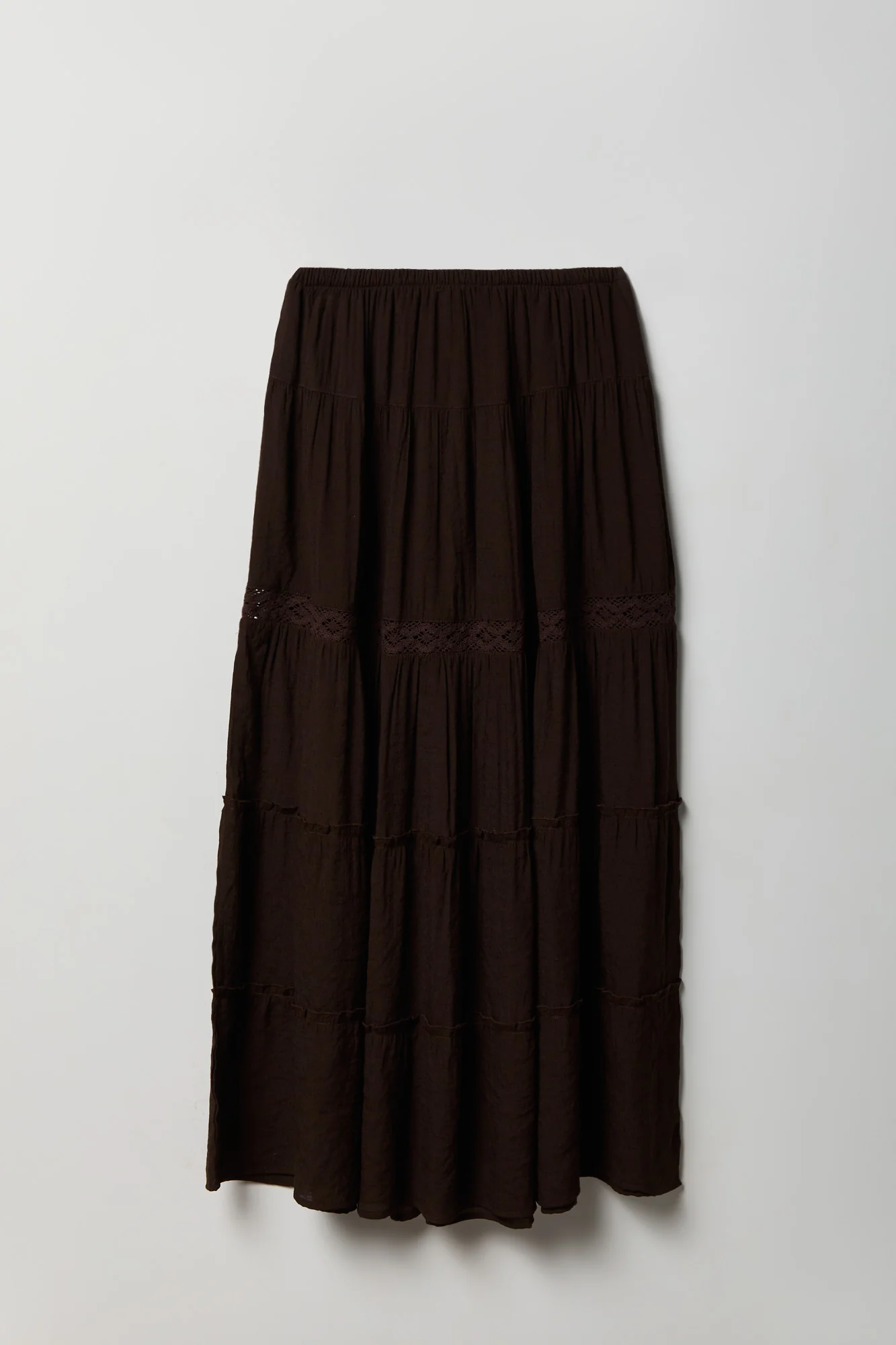 Crochet Trim Maxi Skirt - Image 5