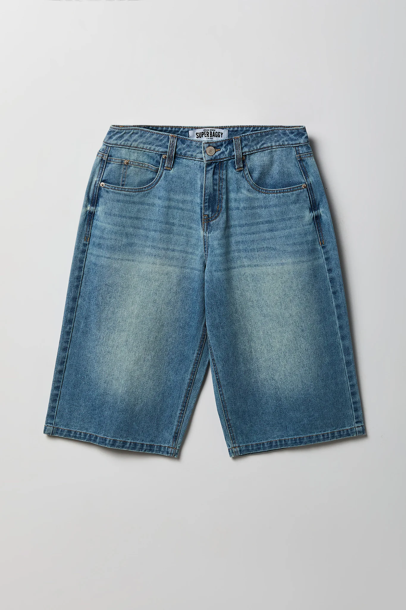 Low Rise Super Baggy Vintage Medium Jort 16" - Image 4