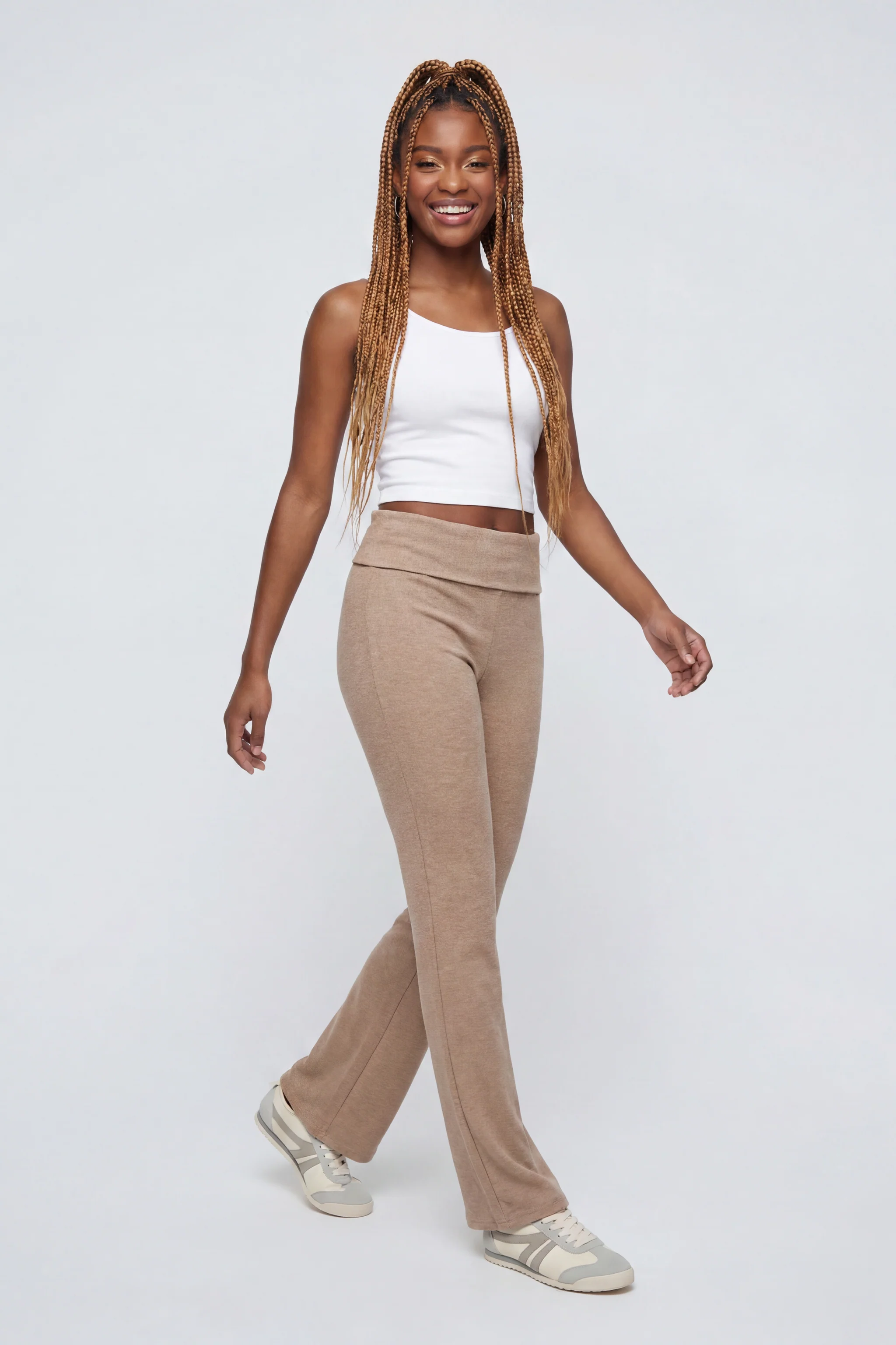 Foldover Waist Flare Legging - Image 16