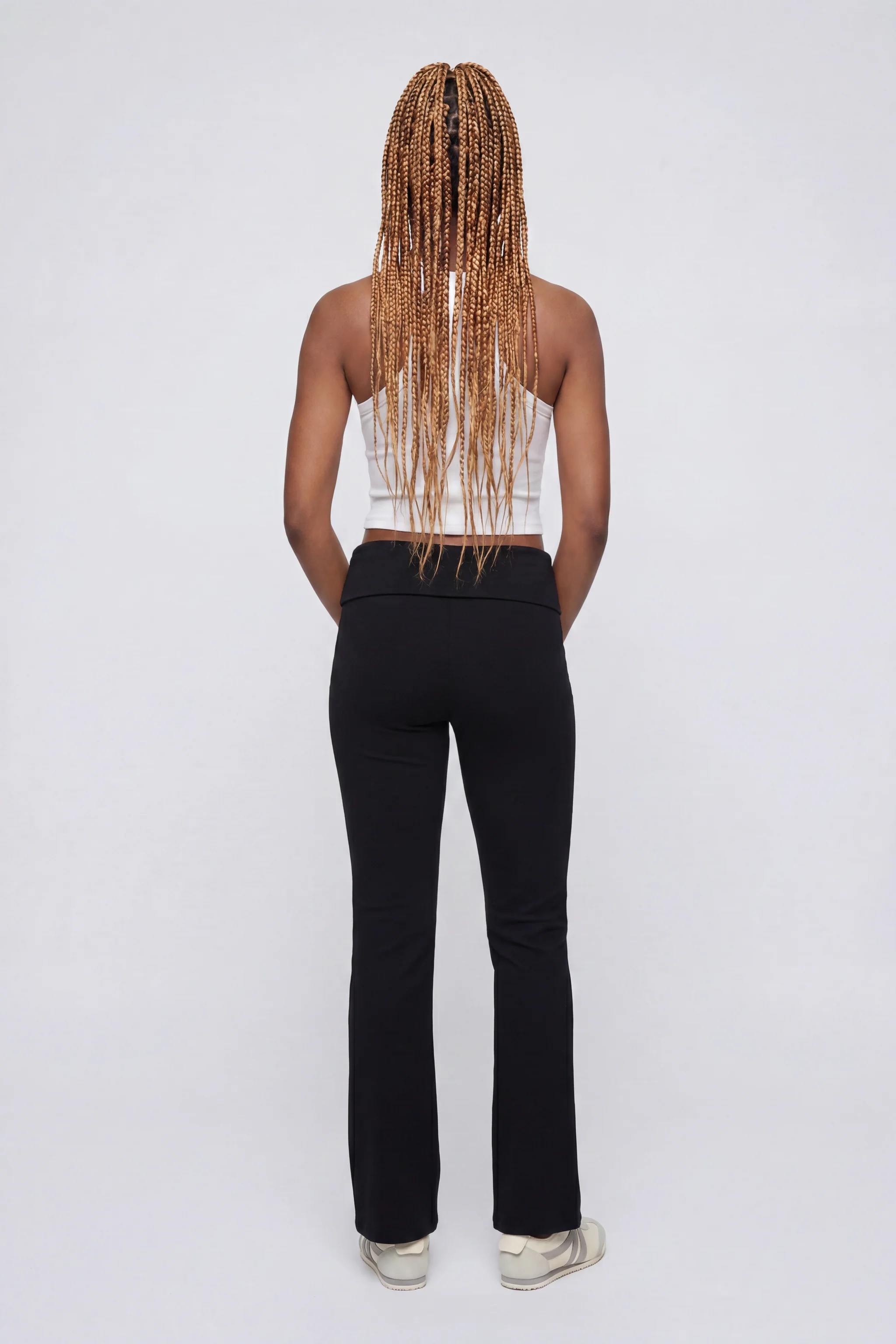 Foldover Waist Flare Legging - Image 7