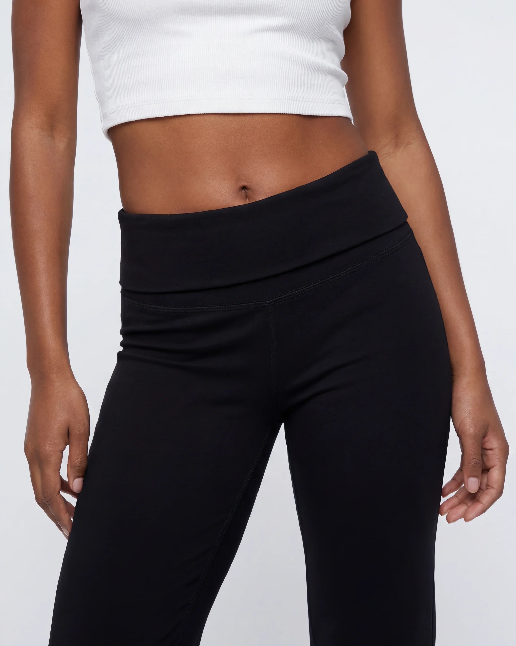 Foldover Waist Flare Legging - Image 8