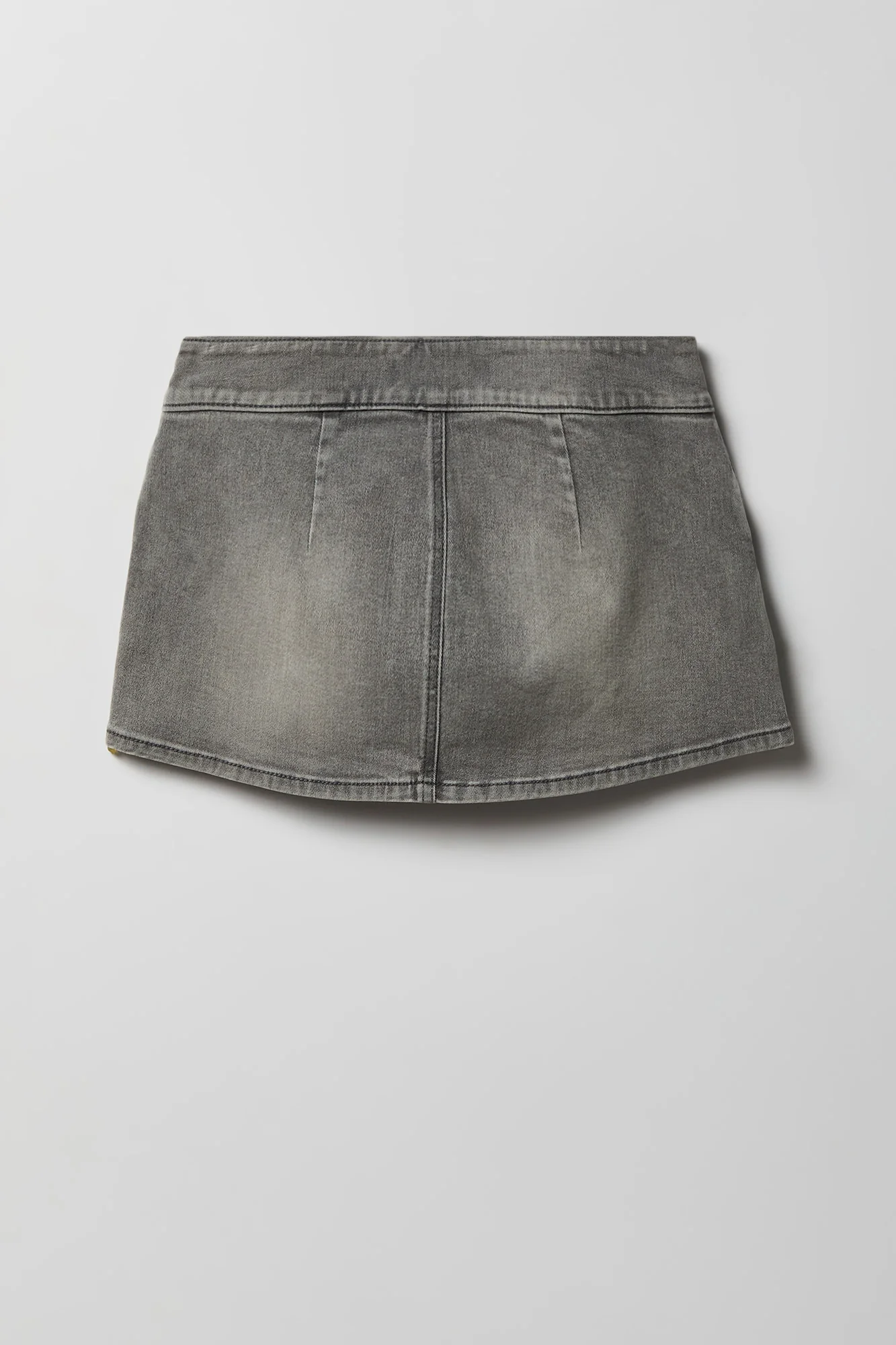 Denim Mini Skort - Image 5