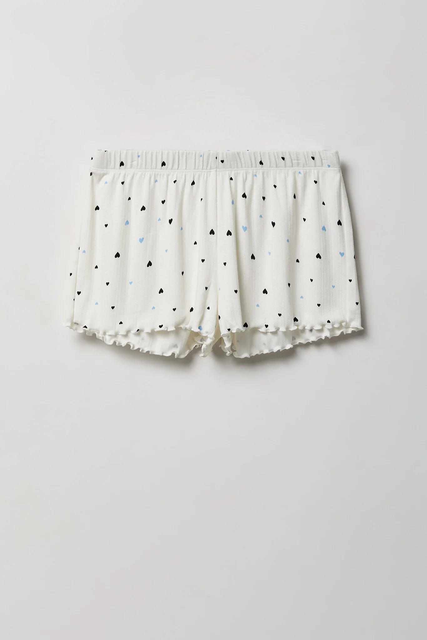 Pointelle Button-Up Top & Short Pajama Set - Image 17
