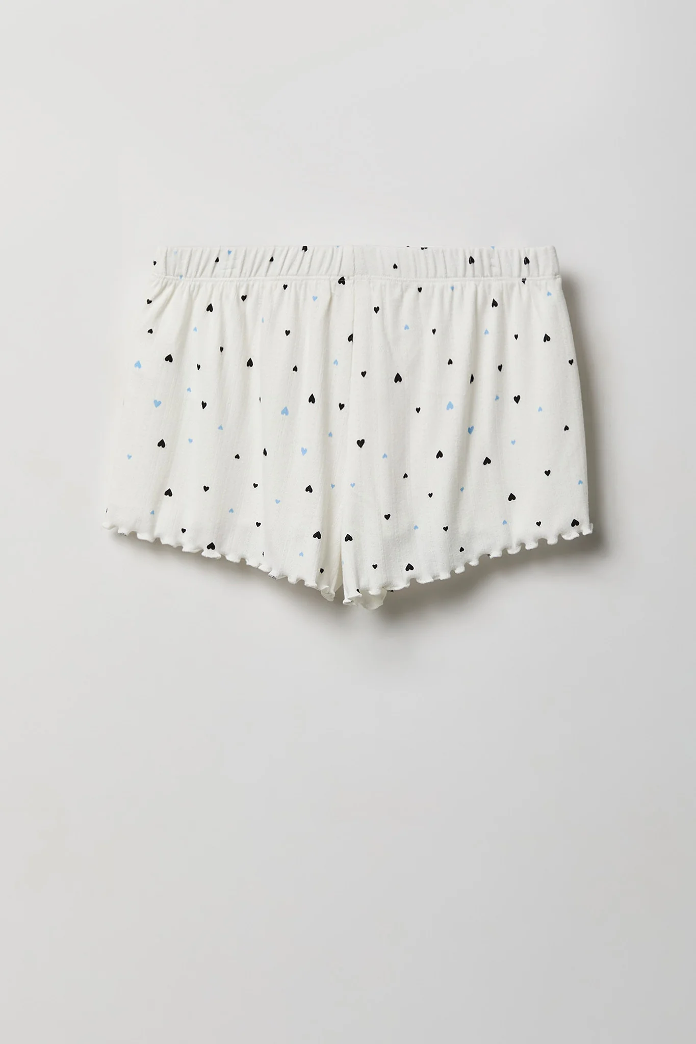 Pointelle Button-Up Top & Short Pajama Set - Image 18