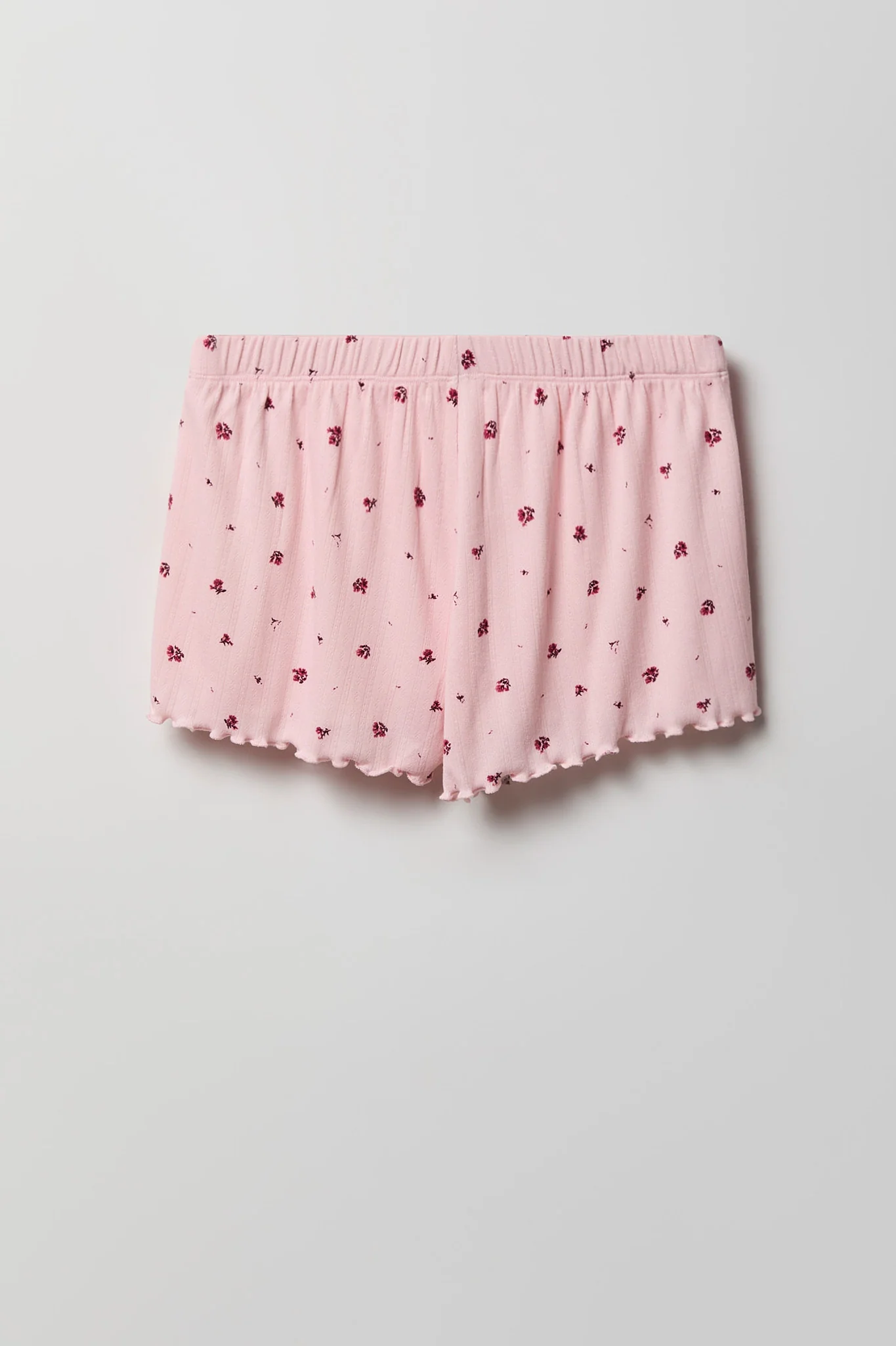 Pointelle Button-Up Top & Short Pajama Set - Image 35