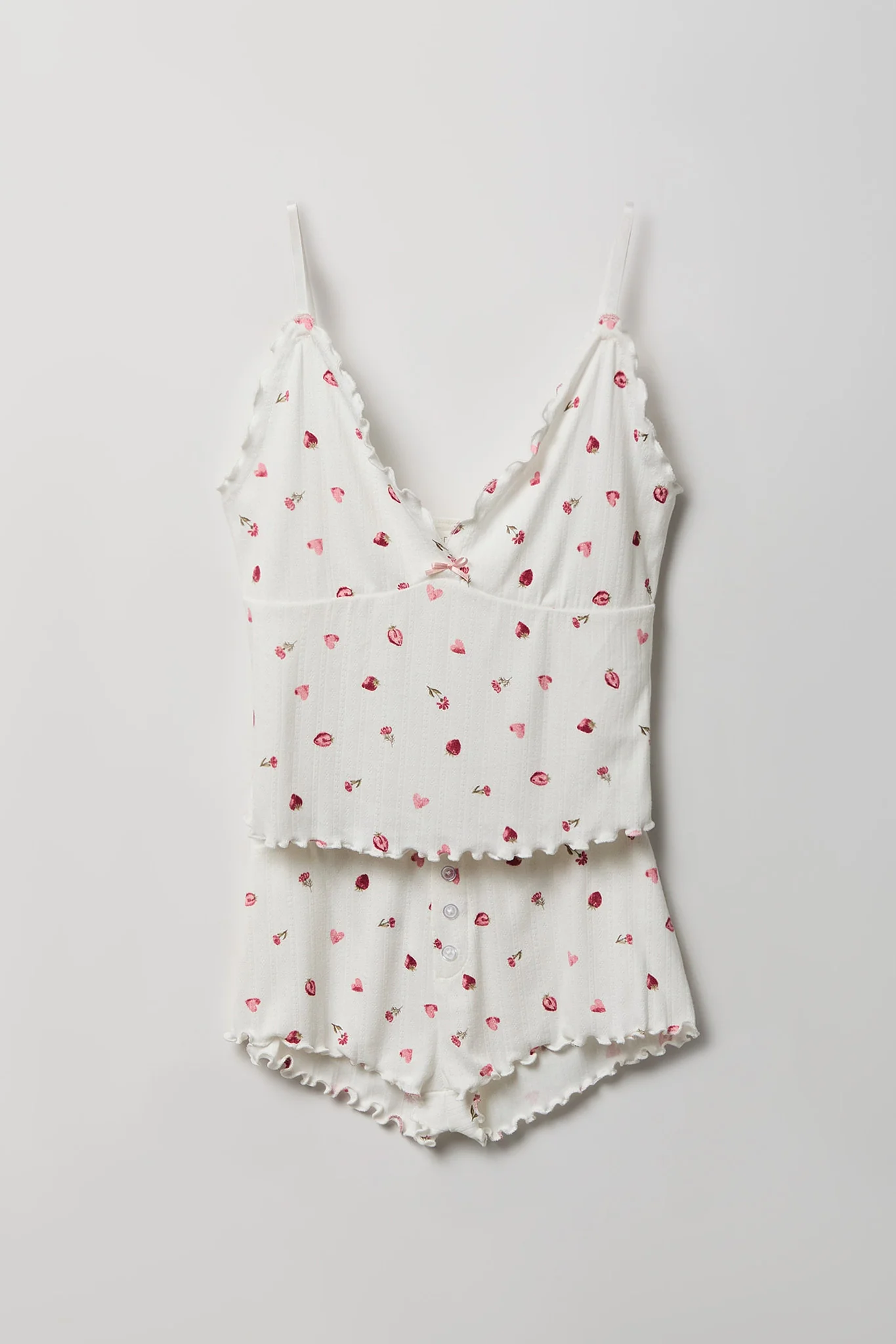 Pointelle Tank & Short Pajama Set - Image 12