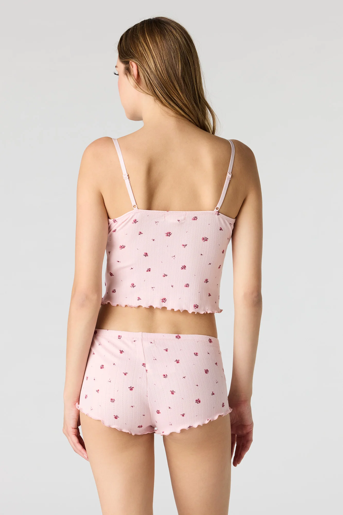 Pointelle Tank & Short Pajama Set - Image 18