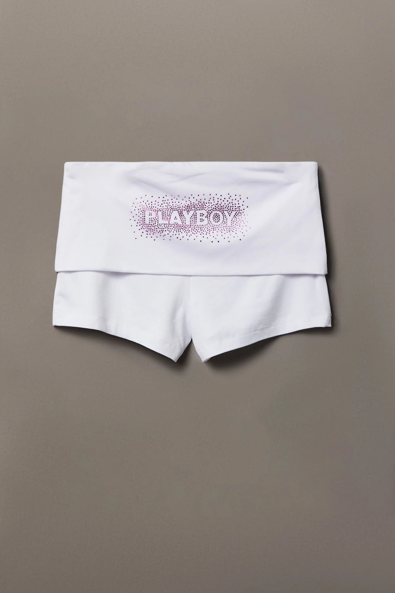 Playboy Rhinestone Tank & Foldover Short Set - Image 5