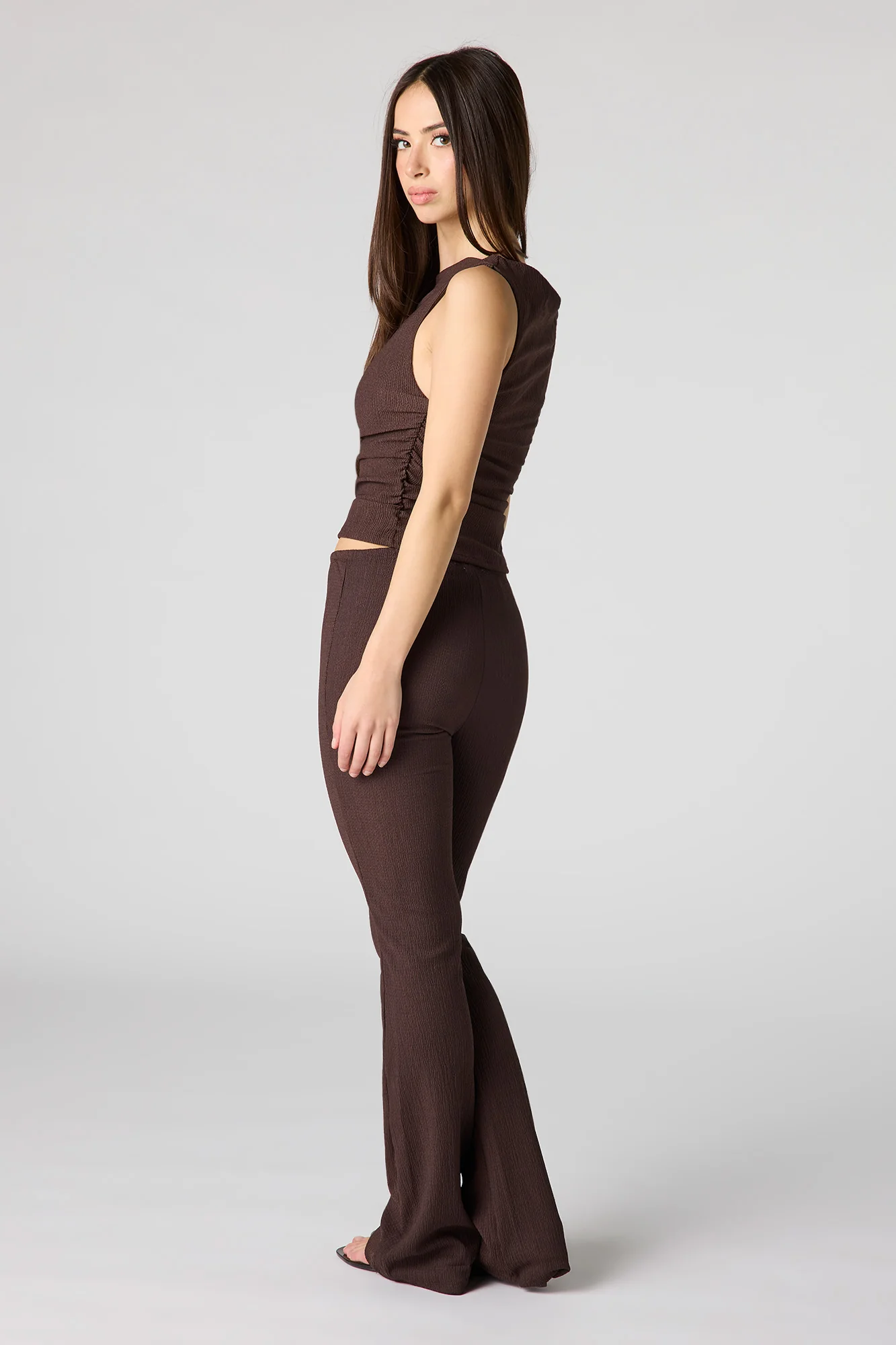 Textured Flare Pant - Image 9