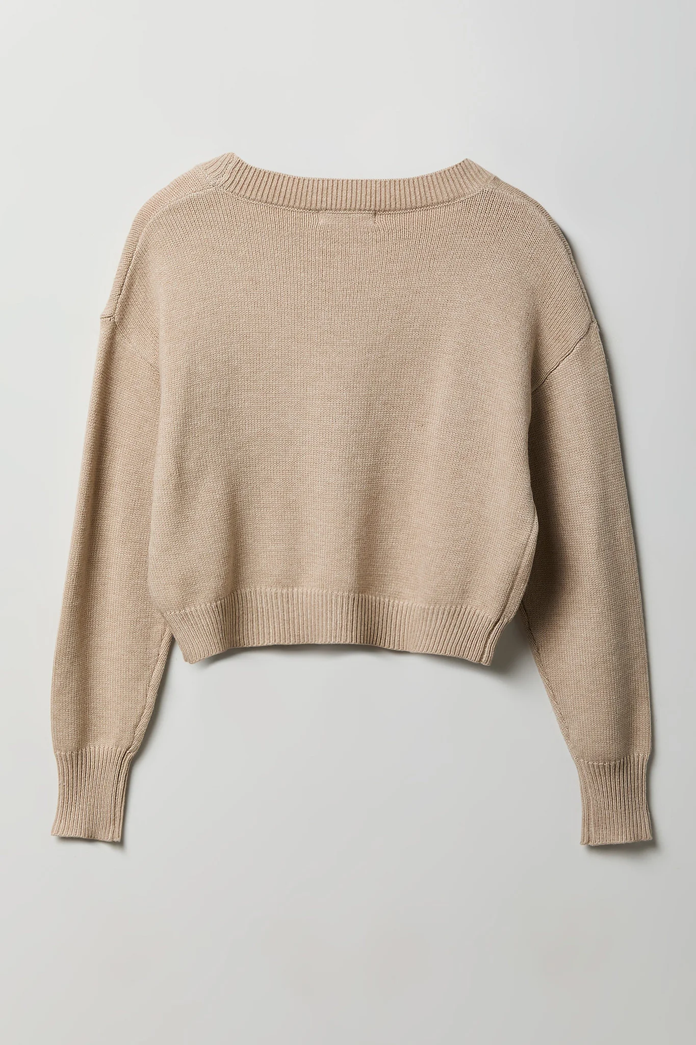 V-Neck Button-Up Cardigan - Image 10