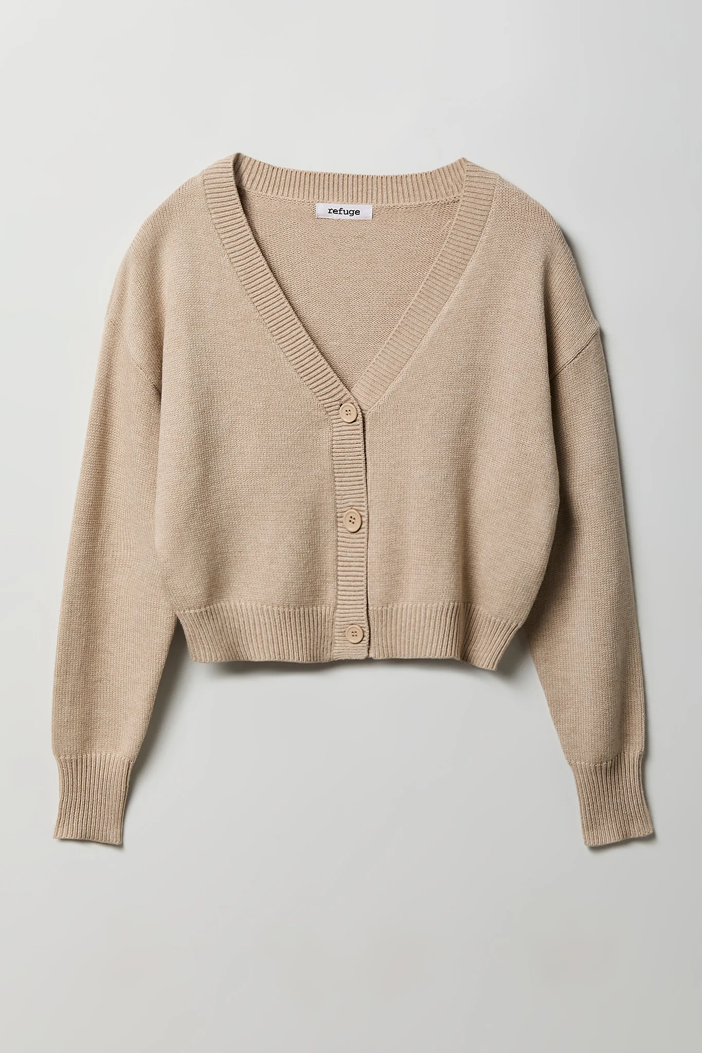 V-Neck Button-Up Cardigan - Image 9