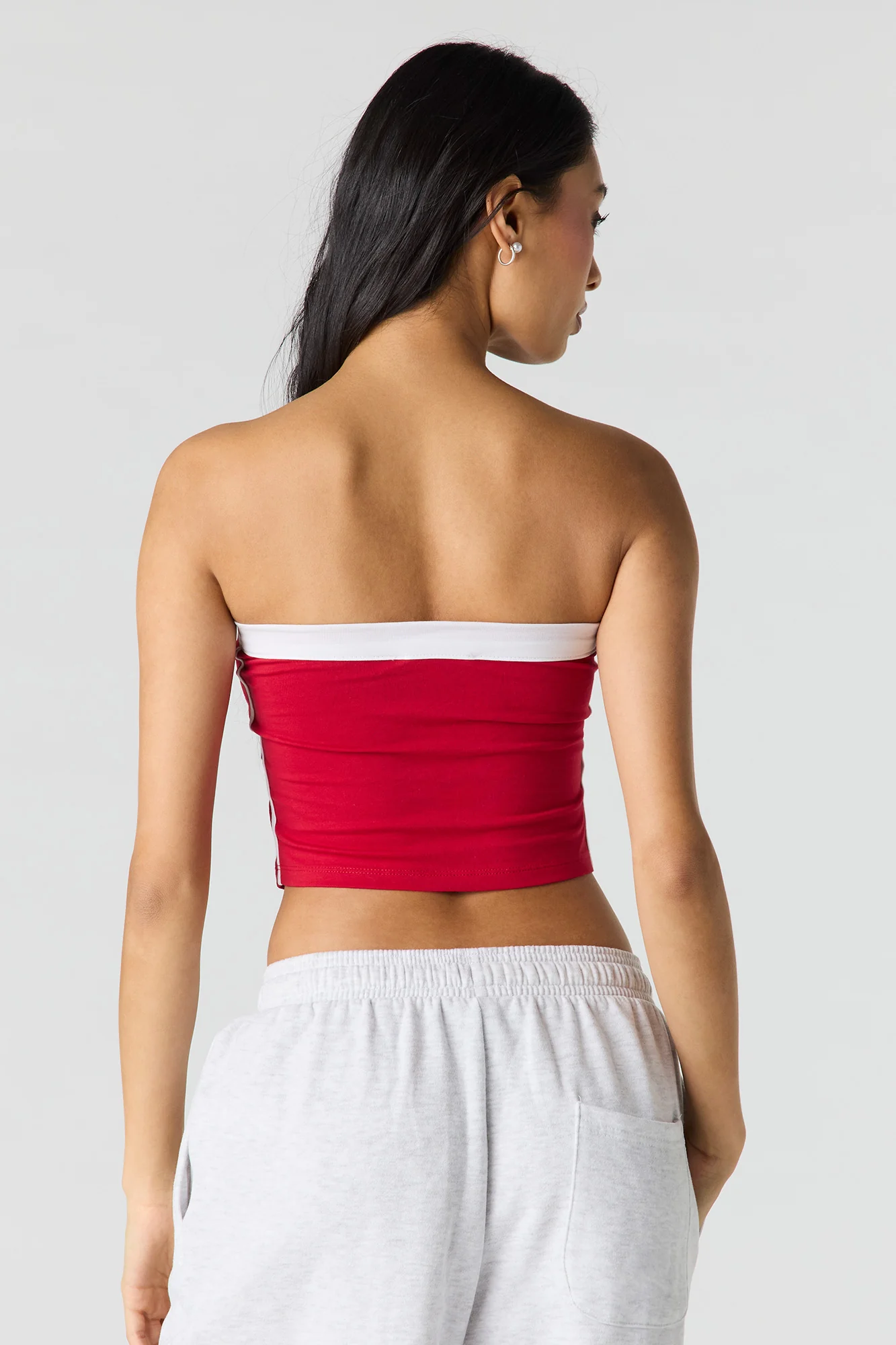 Contrast Graphic Tube Top - Image 2
