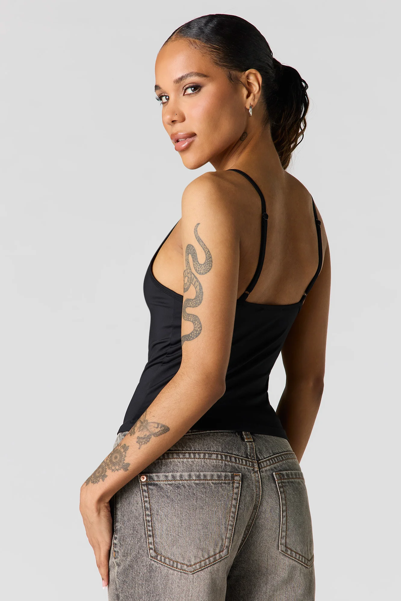 Luxe Heavy Contour V-Neck Cami - Image 7