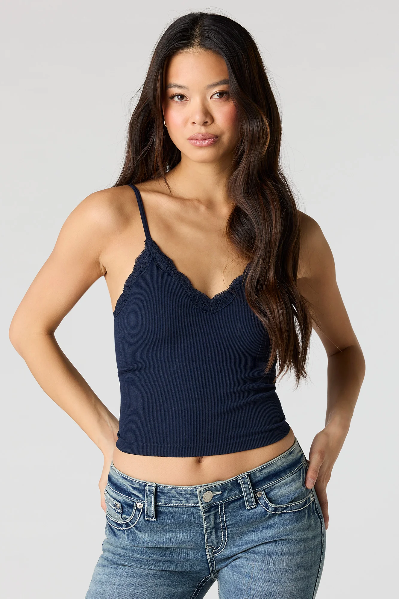 Seamless Lace Trim Cami - Image 10