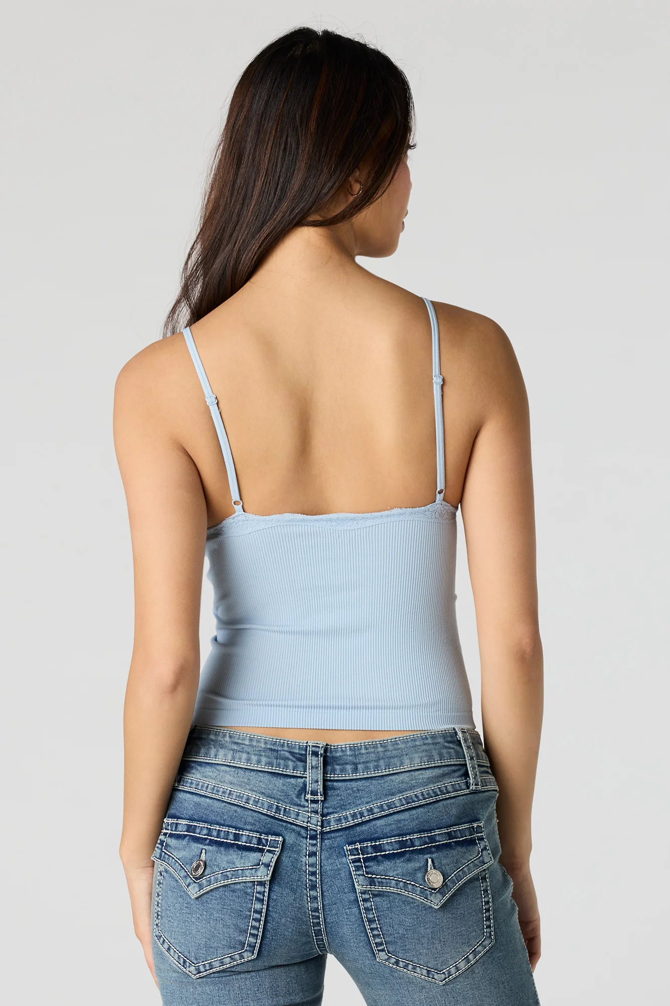 Seamless Lace Trim Cami - Image 2