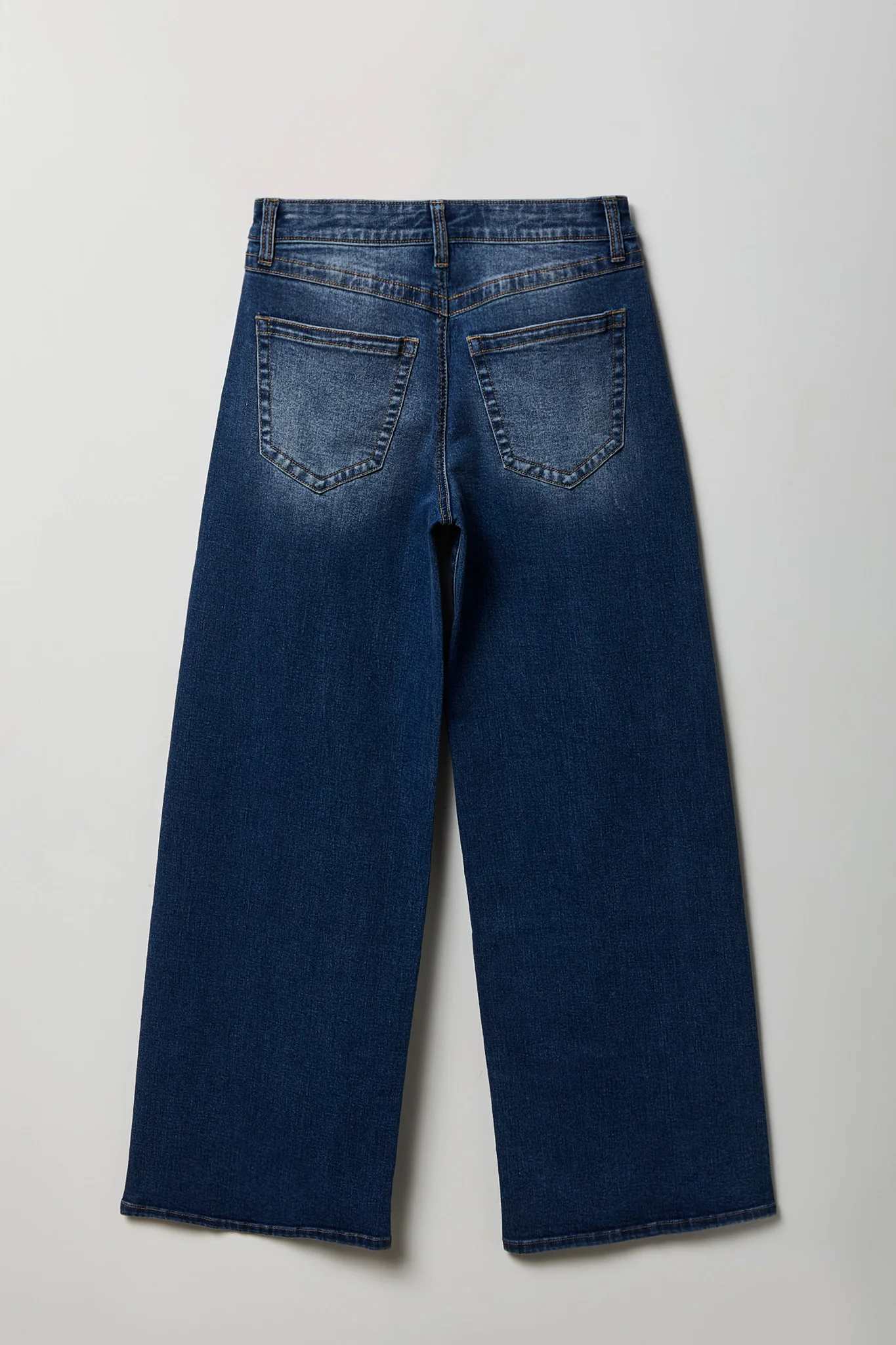 Soho Stretch Mid Rise Super Baggy Dark Jean - Image 5