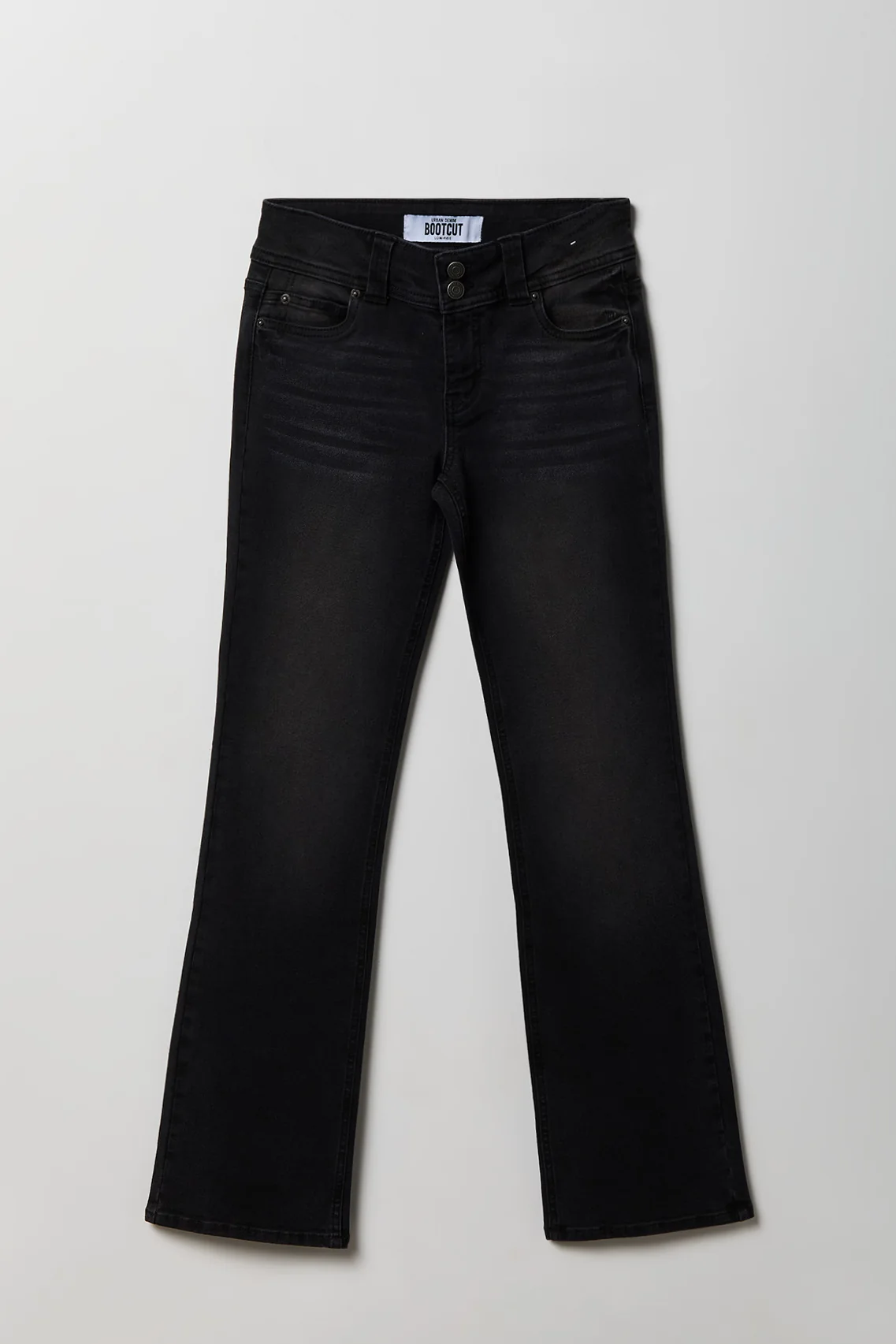 Stretch Low Rise Bootcut Black Jean - Image 4