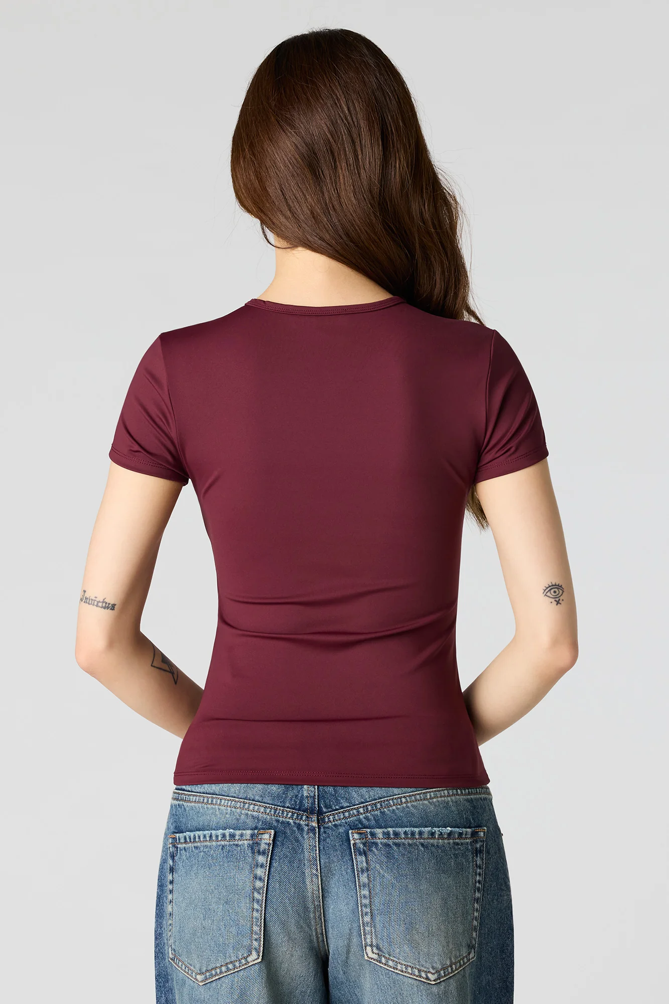 Luxe Heavy Contour Crew T-Shirt - Image 17