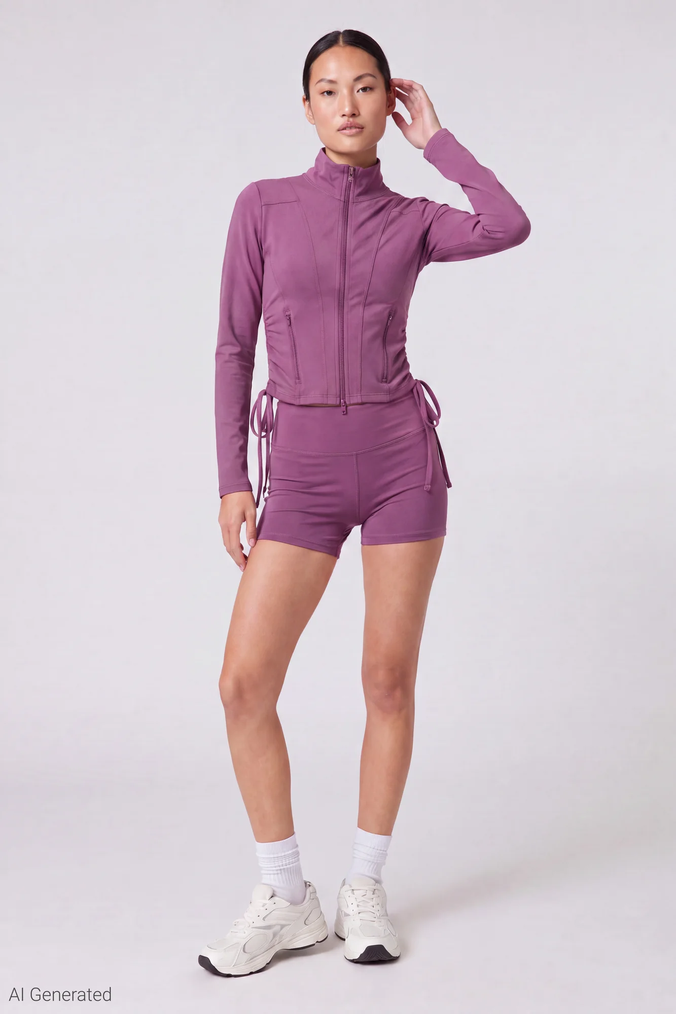 Sommer Ray Side Cinched Zip Jacket - Image 2