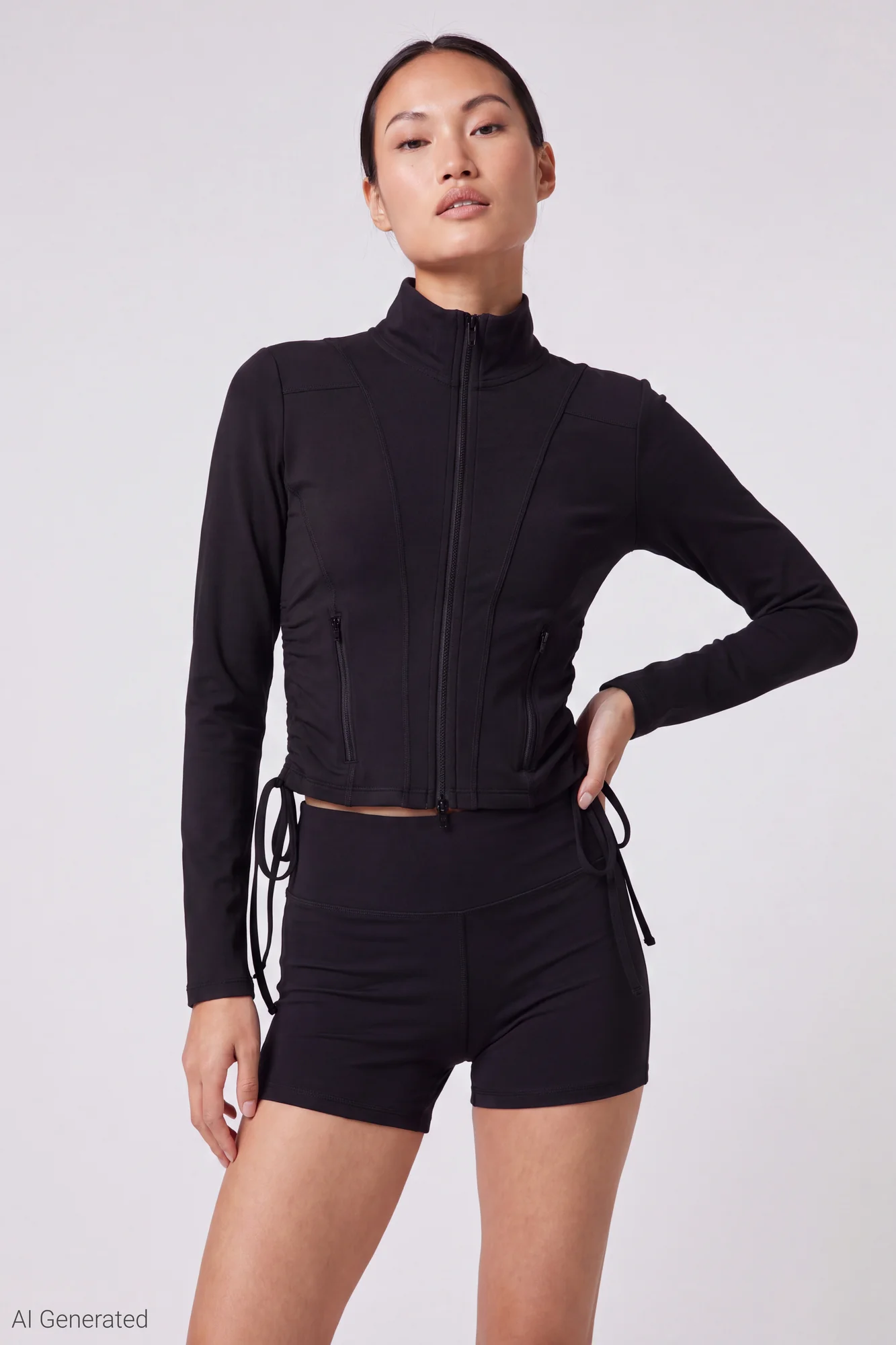 Sommer Ray Side Cinched Zip Jacket - Image 6