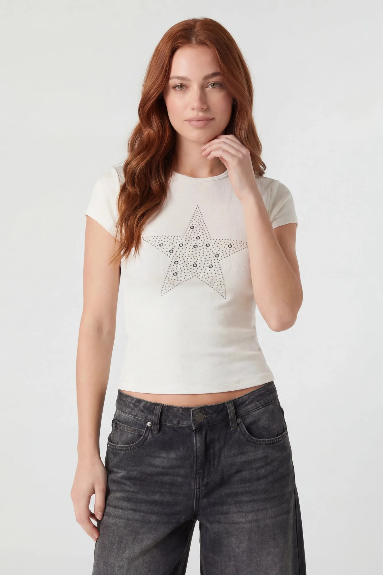 Graphic Ribbed T-Shirt - Image 14