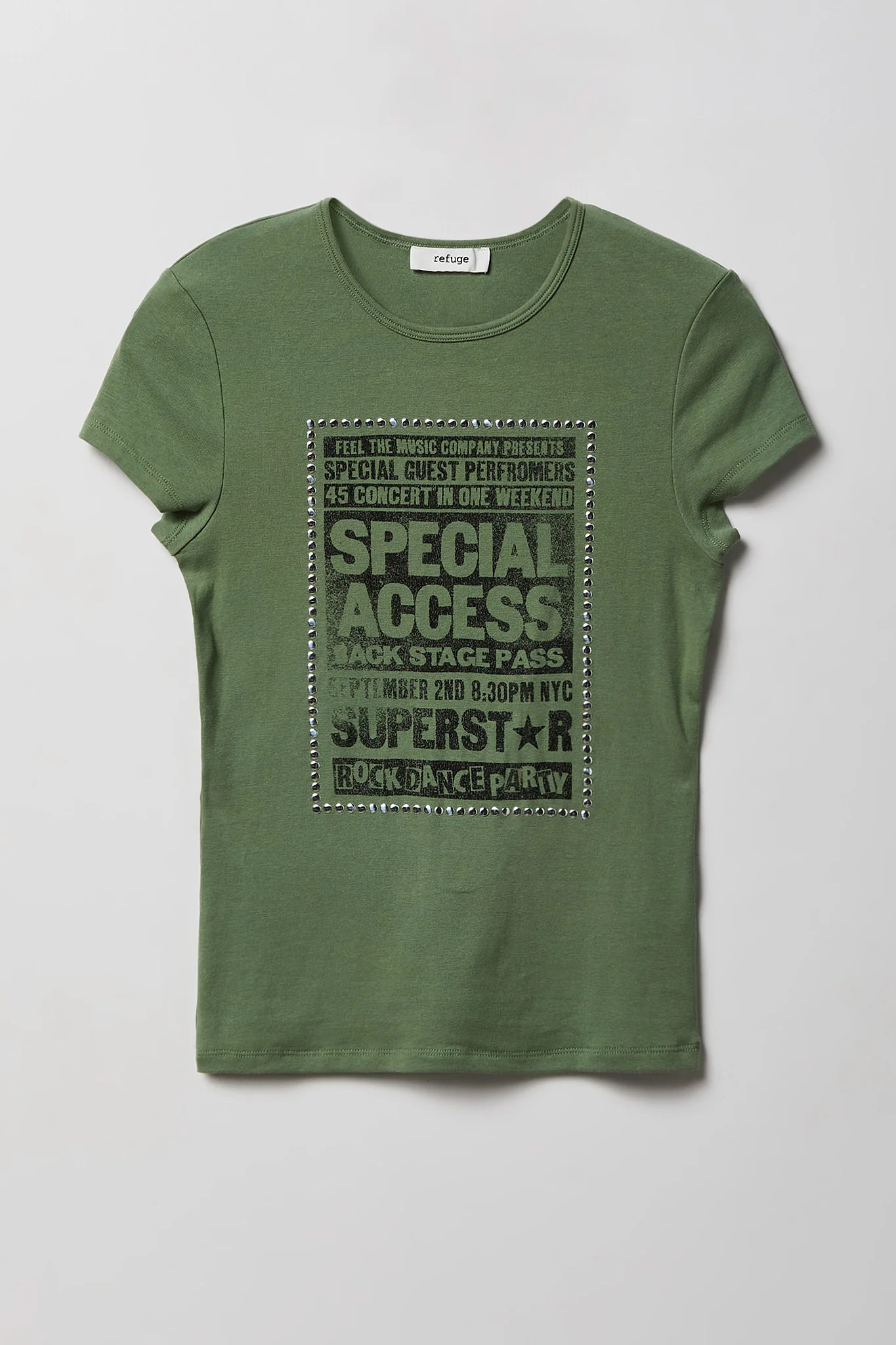 Graphic Ribbed T-Shirt - Image 3