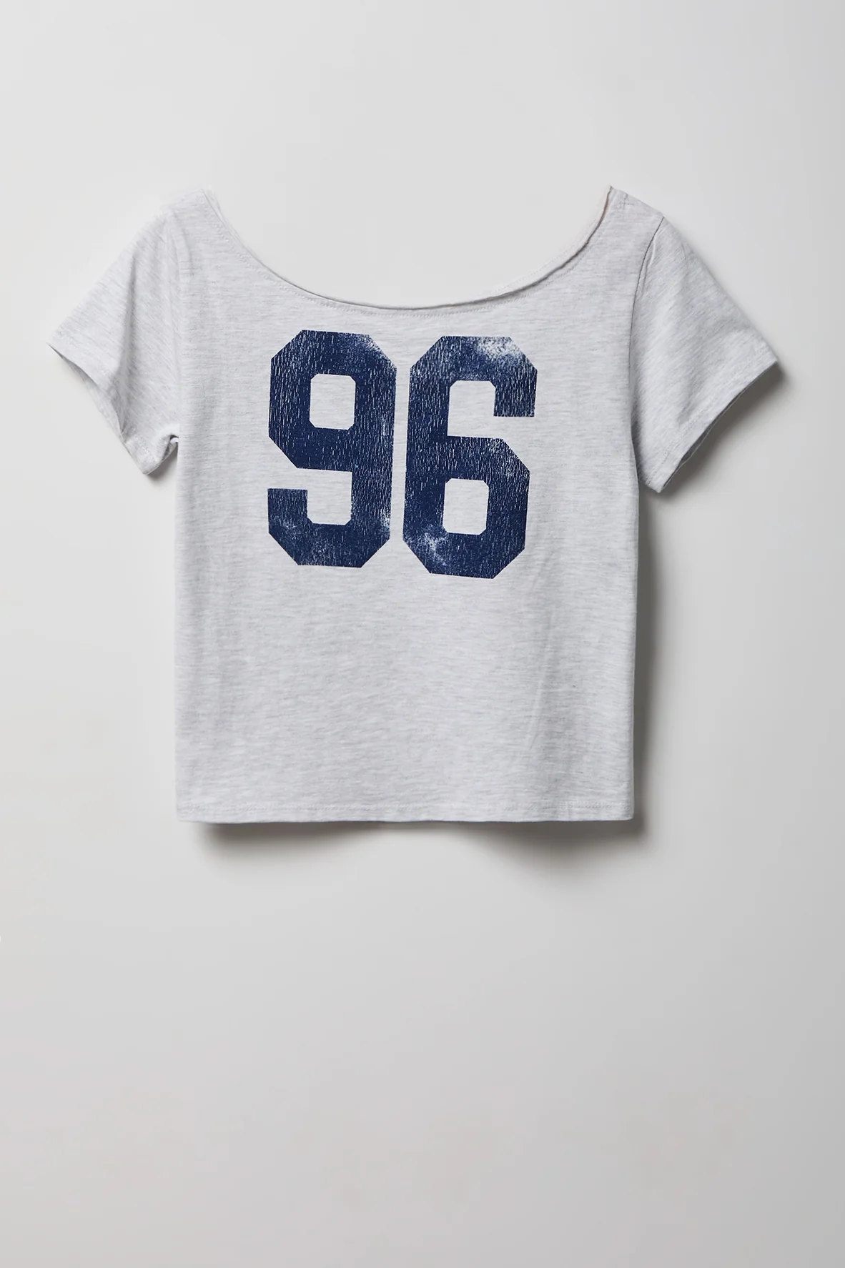 Off Shoulder Graphic T-Shirt - Image 9