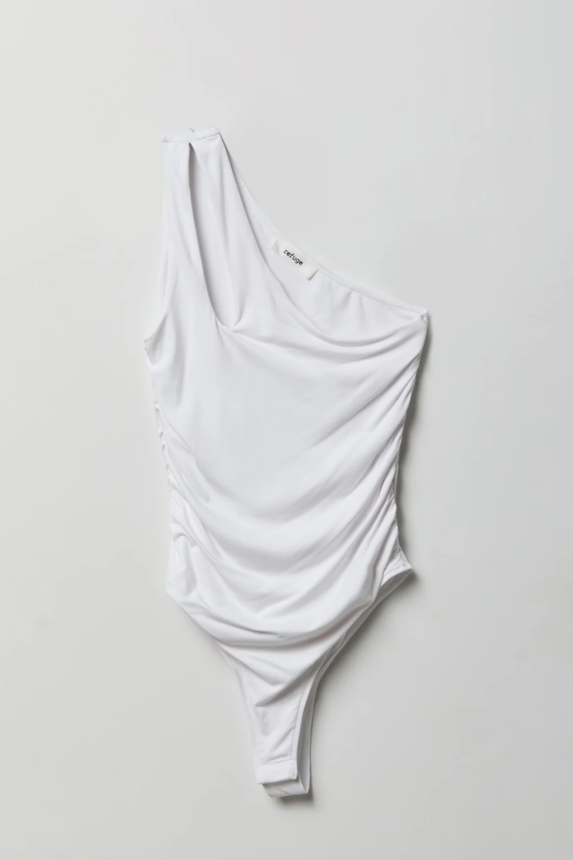 Luxe Heavy Contour One Shoulder Bodysuit - Image 3